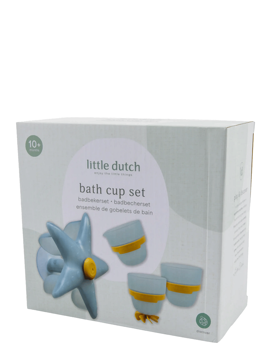 Little Dutch - Bath Play Cups Starfish - bada - blue - 2