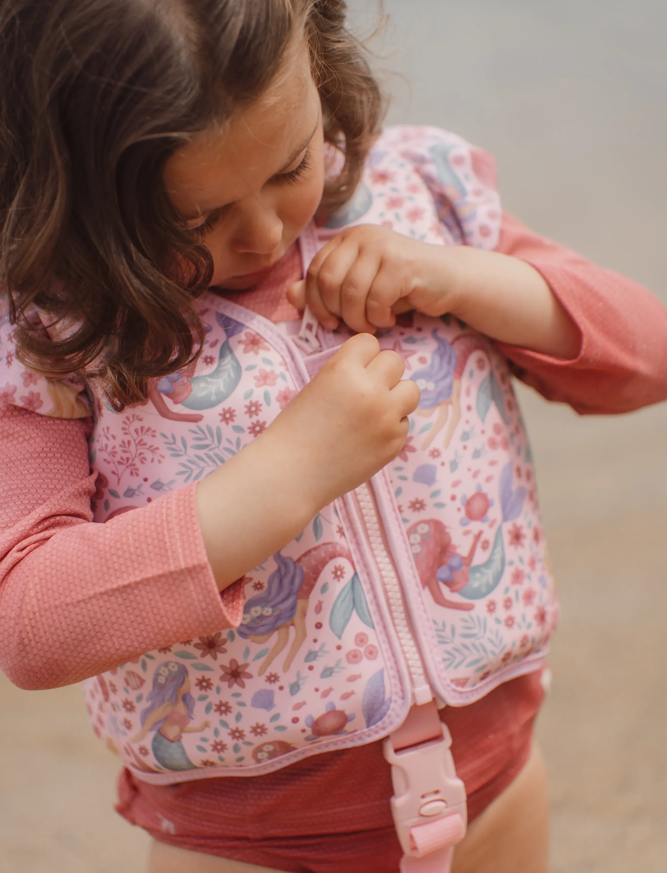 Little Dutch - Little Dutch - Svømmevest 2-3 år Dreamy Mermaid - badeoverdele - pink - 3