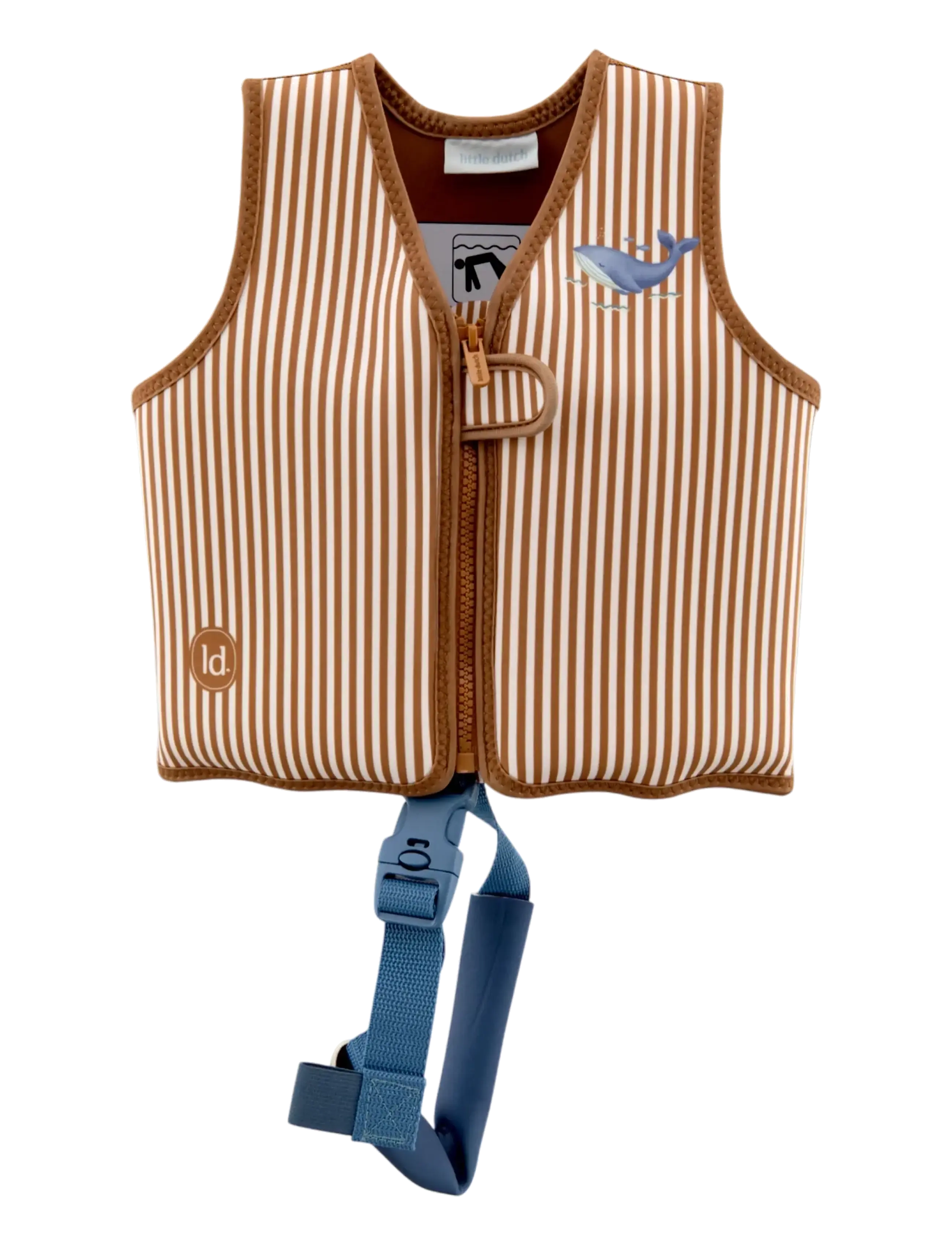Little Dutch Little Dutch - Svømmevest 2-3 år Ocean World - New Arrivals - BLUE / brown