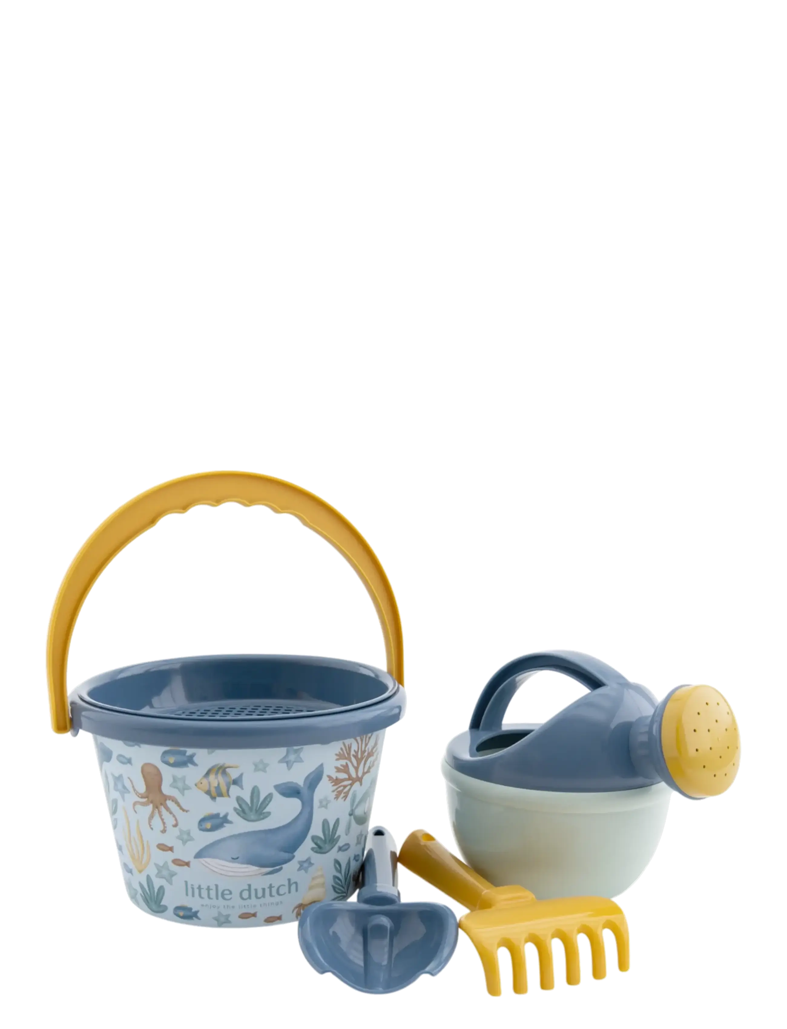 Little Dutch Little Dutch - Spande-sæt 9,5cm 5 dele Ocean World - Leksaker - BLUE / blue