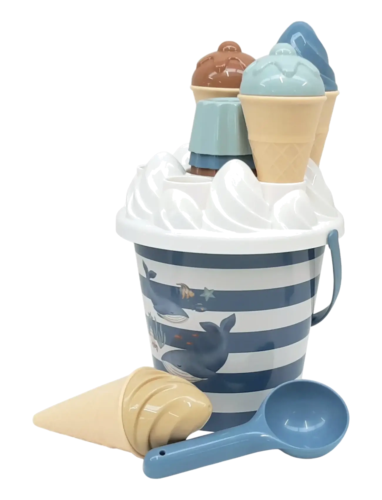 Little Dutch - Little Dutch - Isvaffel spande-sæt 14 dele Ocean World - blue - 2