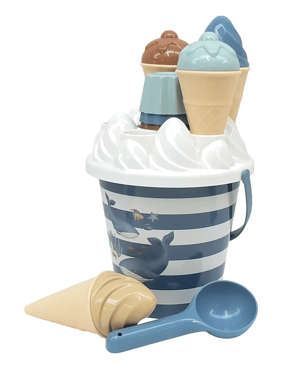 Little Dutch - Little Dutch - Isvaffel spande-sæt 14 dele Ocean World - blue - 2