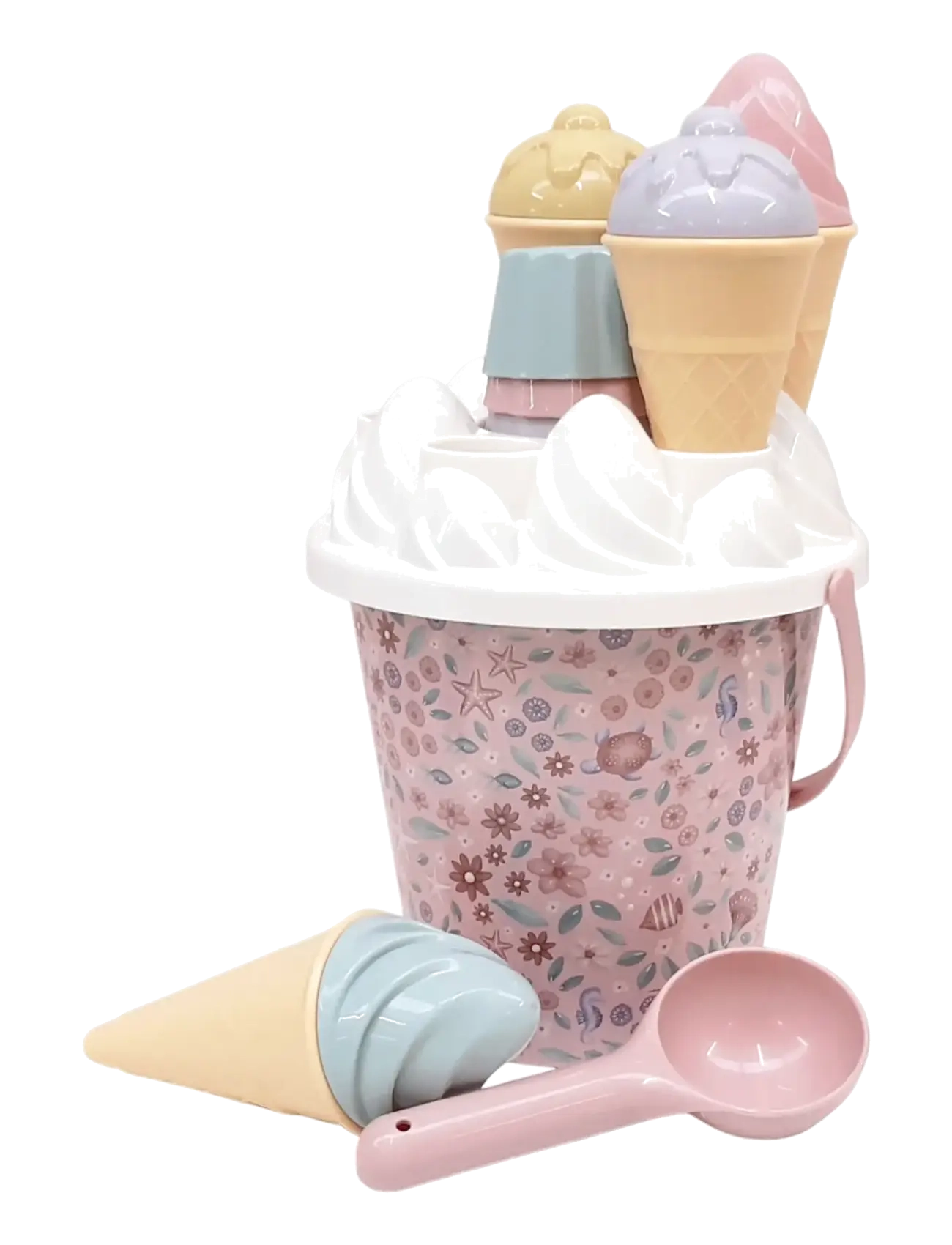 Little Dutch - Little Dutch - Isvaffel spande-sæt 14 dele Dreamy Mermaid - pink - 2