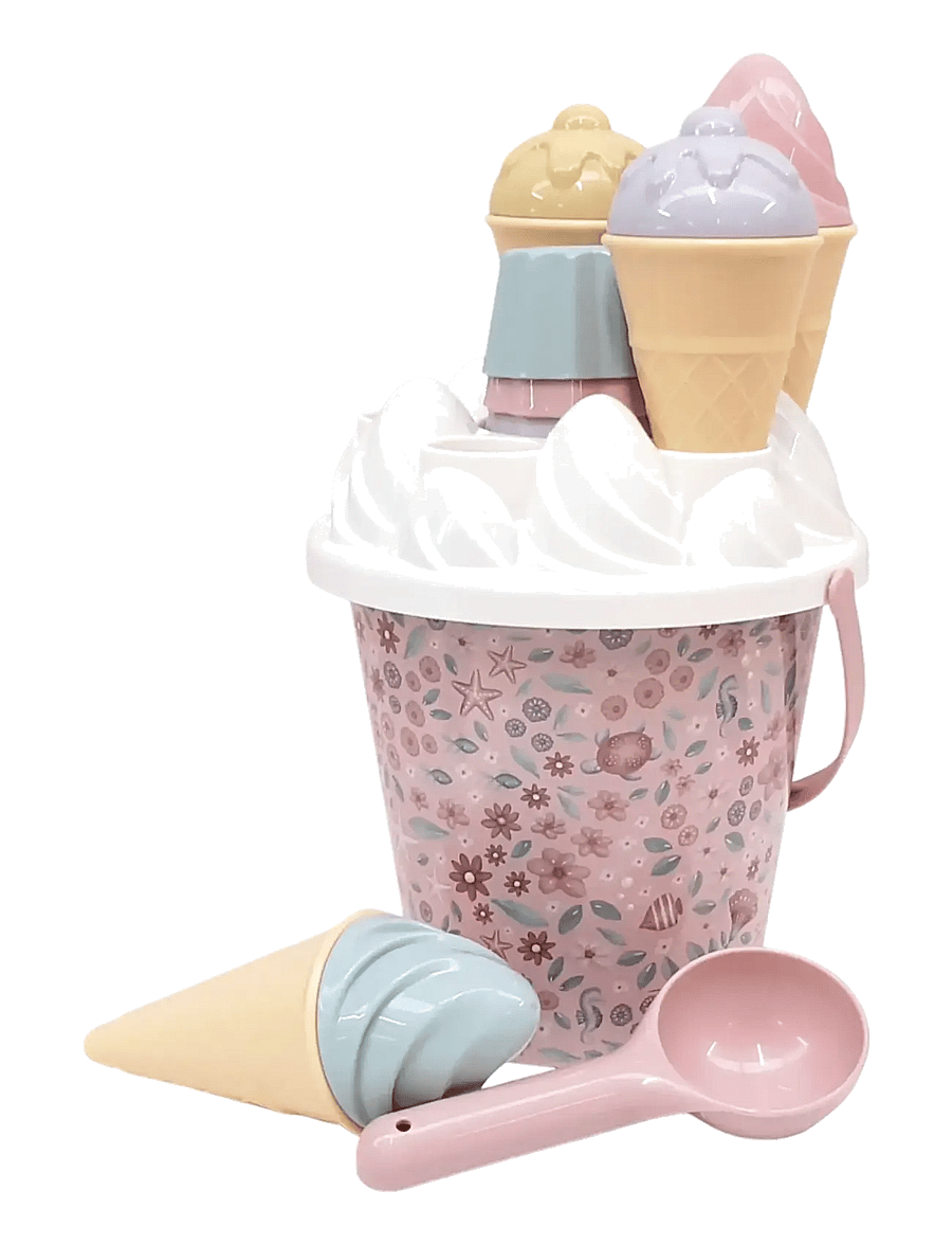 Little Dutch - Little Dutch - Isvaffel spande-sæt 14 dele Dreamy Mermaid - pink - 2