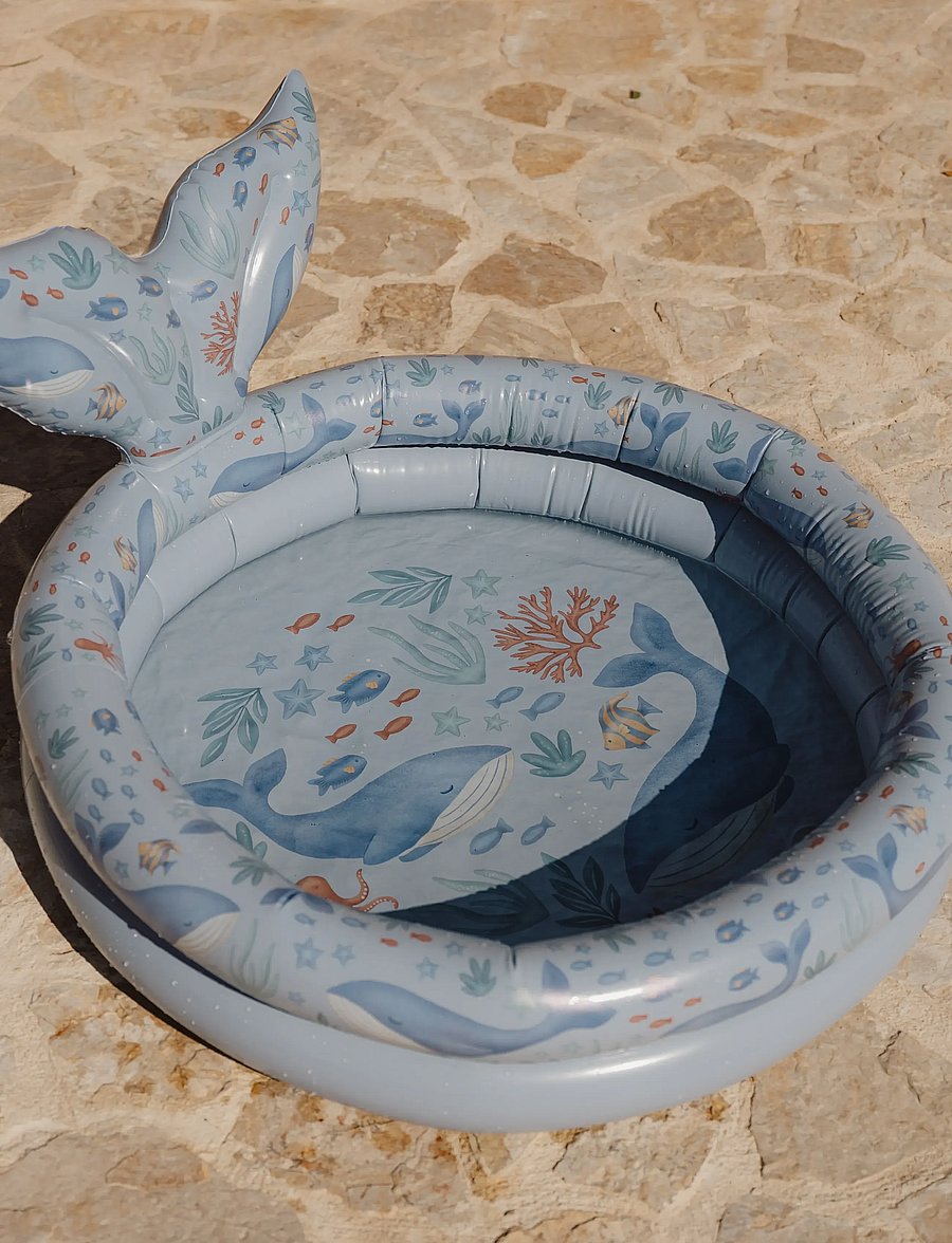 Little Dutch - Little Dutch - Pool 80cm m. hale Ocean World - blue - 3