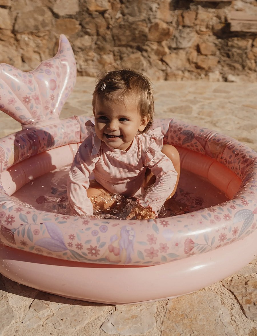 Little Dutch - Little Dutch - Pool 80cm m. hale Dreamy Mermaid - pink - 0