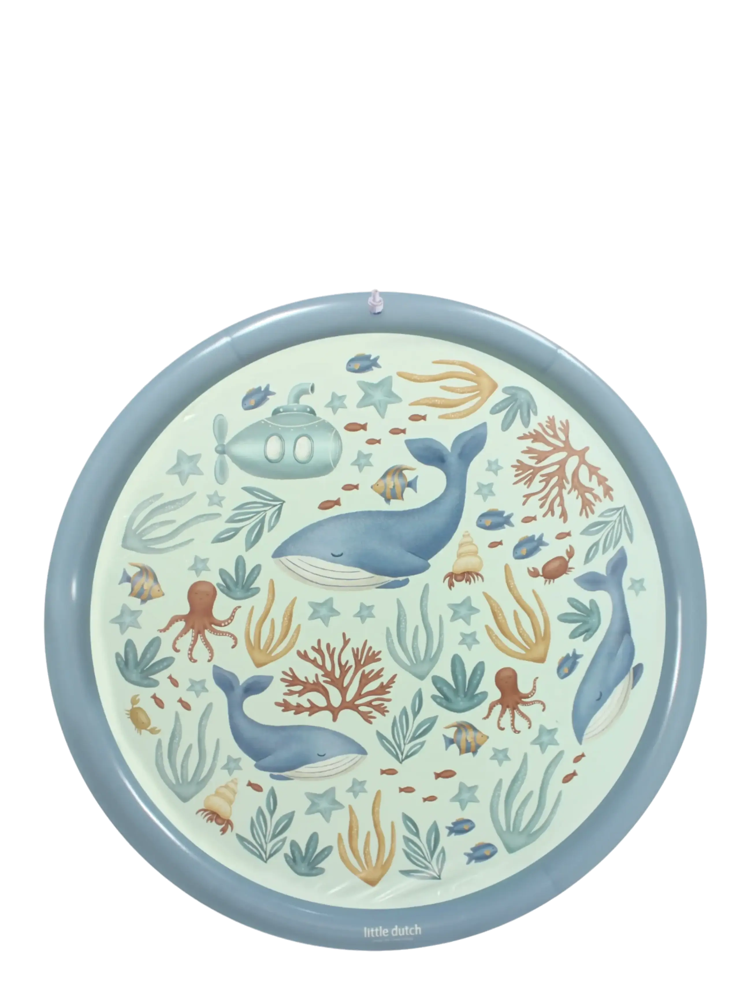 Little Dutch - Little Dutch - Sprinkler Måtte 150cm Ocean World - blue - 2