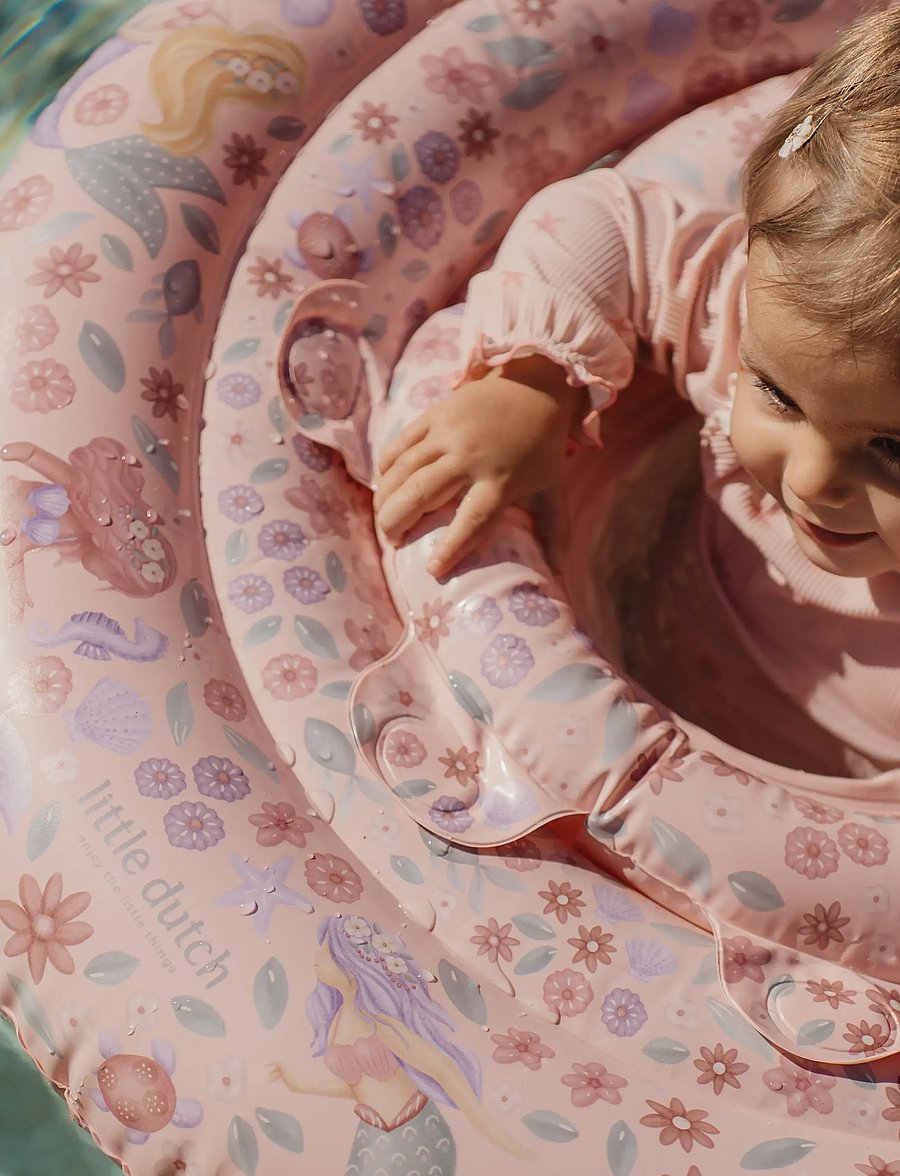 Little Dutch - Little Dutch - Baby-badering Dreamy Mermaid - badringar & badmadrasser - pink - 0