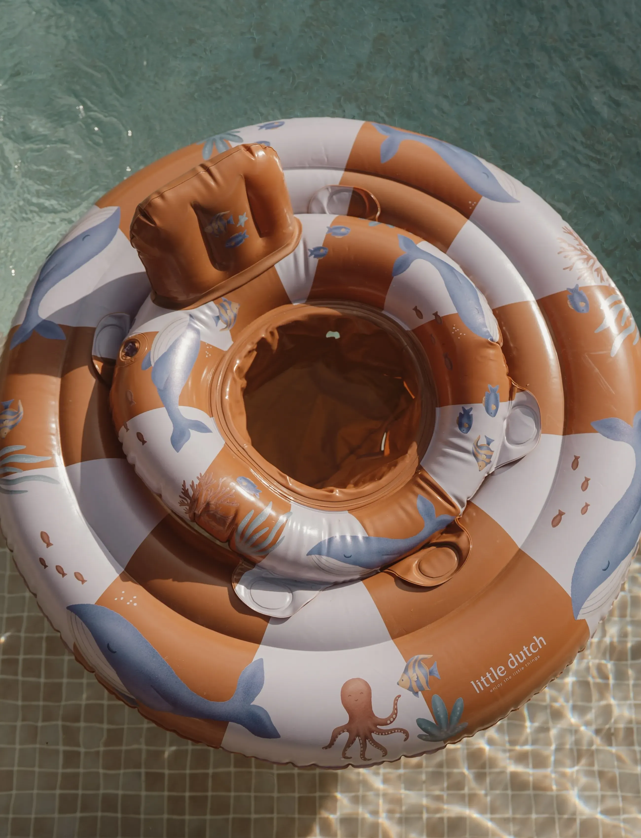 Little Dutch - Baby-Badering Ocean World, Børn, Swim Rings, Brun, Str: ONE SIZE