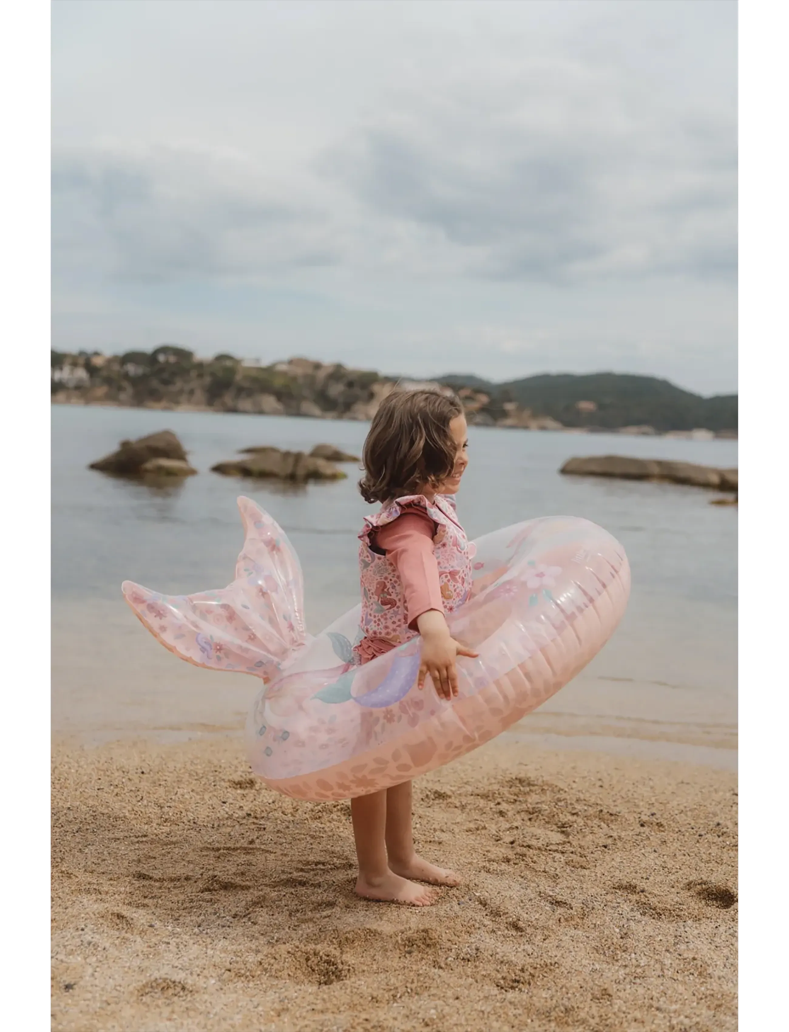 Little Dutch - Little Dutch - Badering 91cm m. hale Dreamy Mermaid - pink - 2