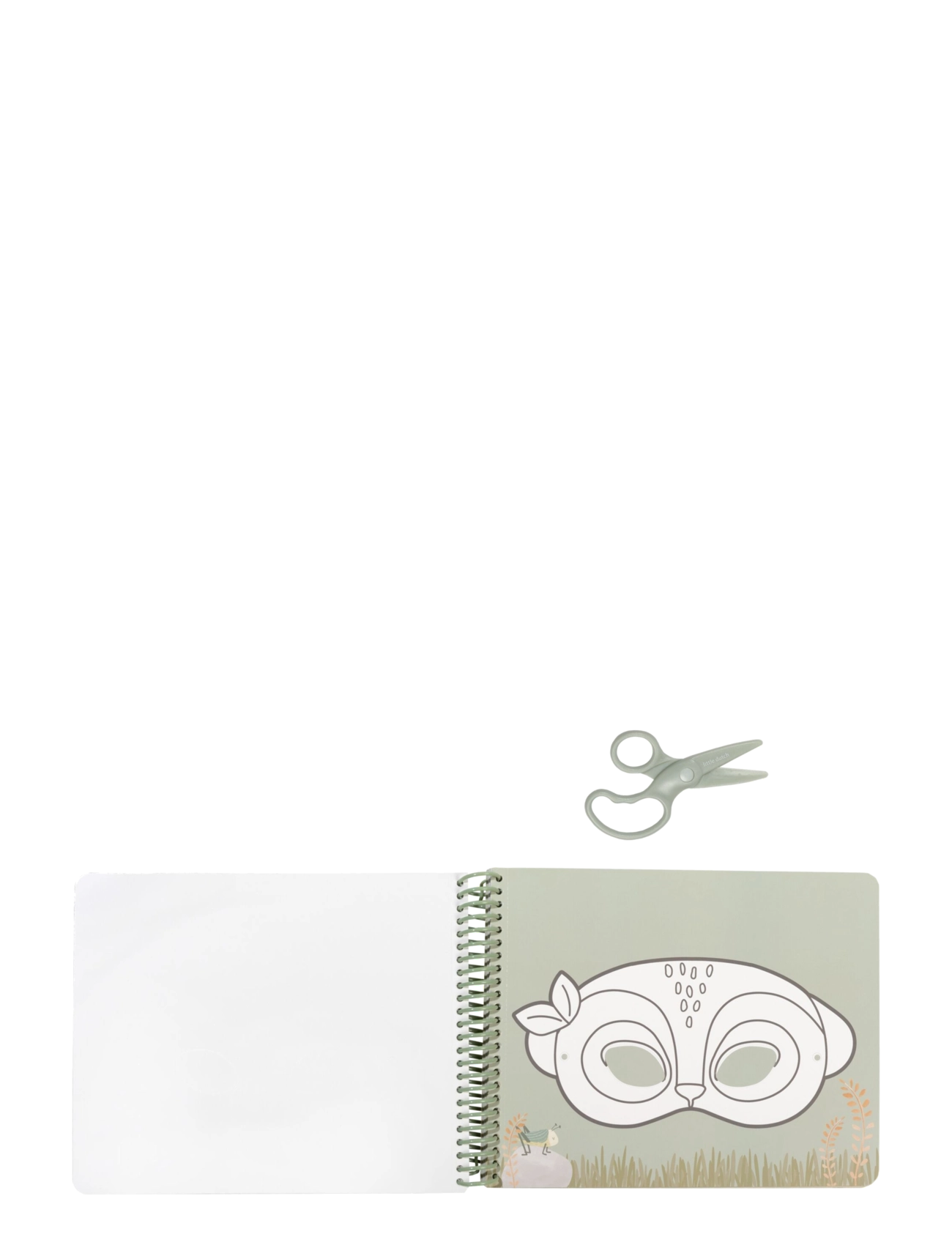 Little Dutch - Little Dutch - Book With Scissor - Safari Friends - green - 3