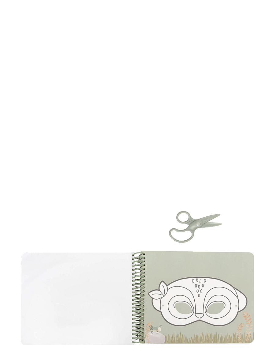 Little Dutch - Little Dutch - Book With Scissor - Safari Friends - klistermärken - green - 3