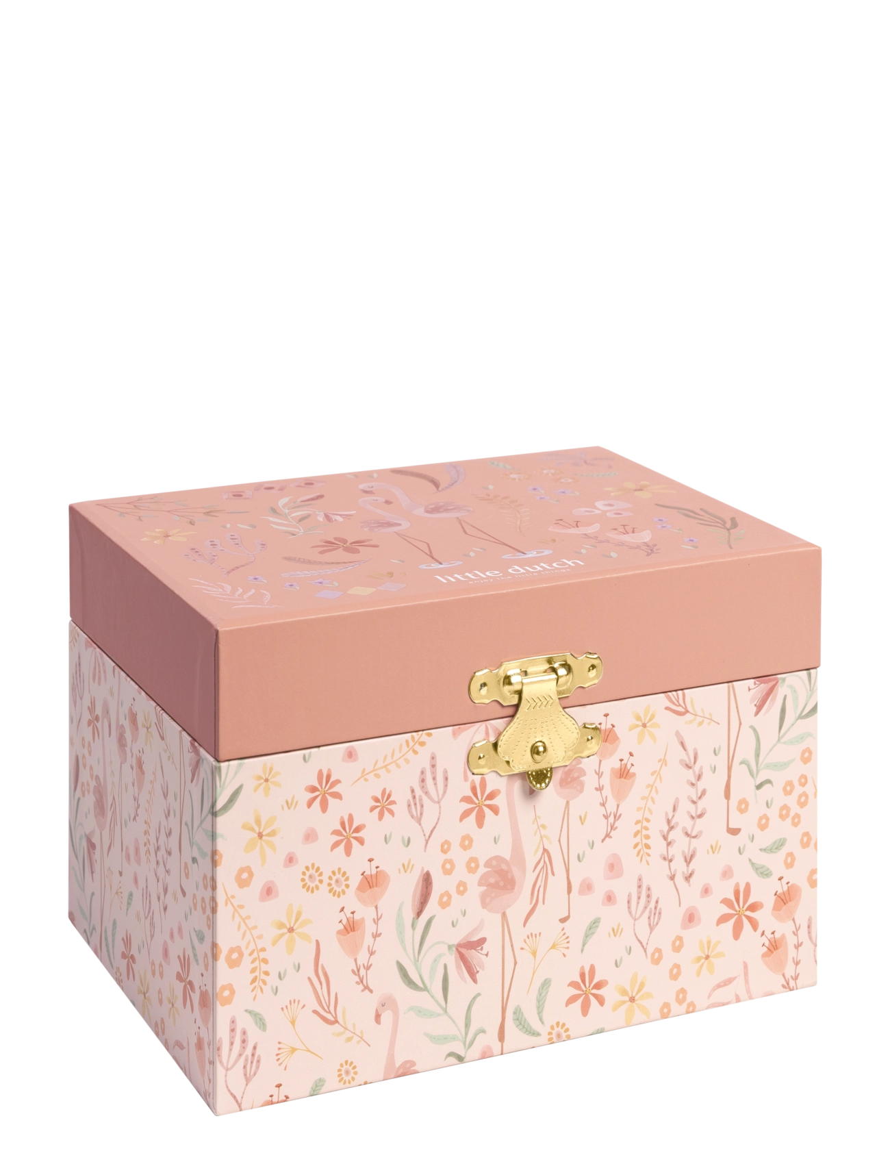 Little Dutch - Little Dutch - Musical Jewellery Box Flamingo - Safari Friends - smyckeskrin - pink - 2