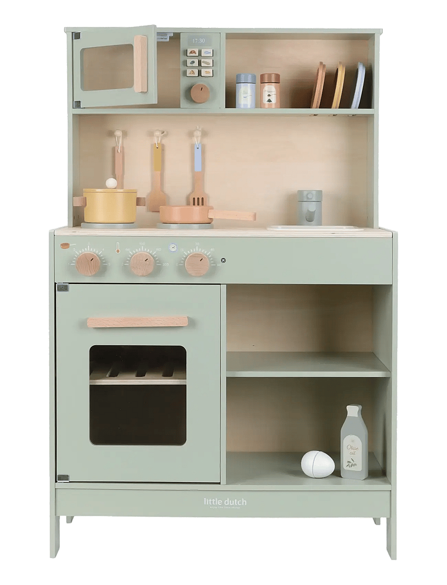 Little Dutch - Little Dutch - Kitchen FSC - leksakskök - green - 2