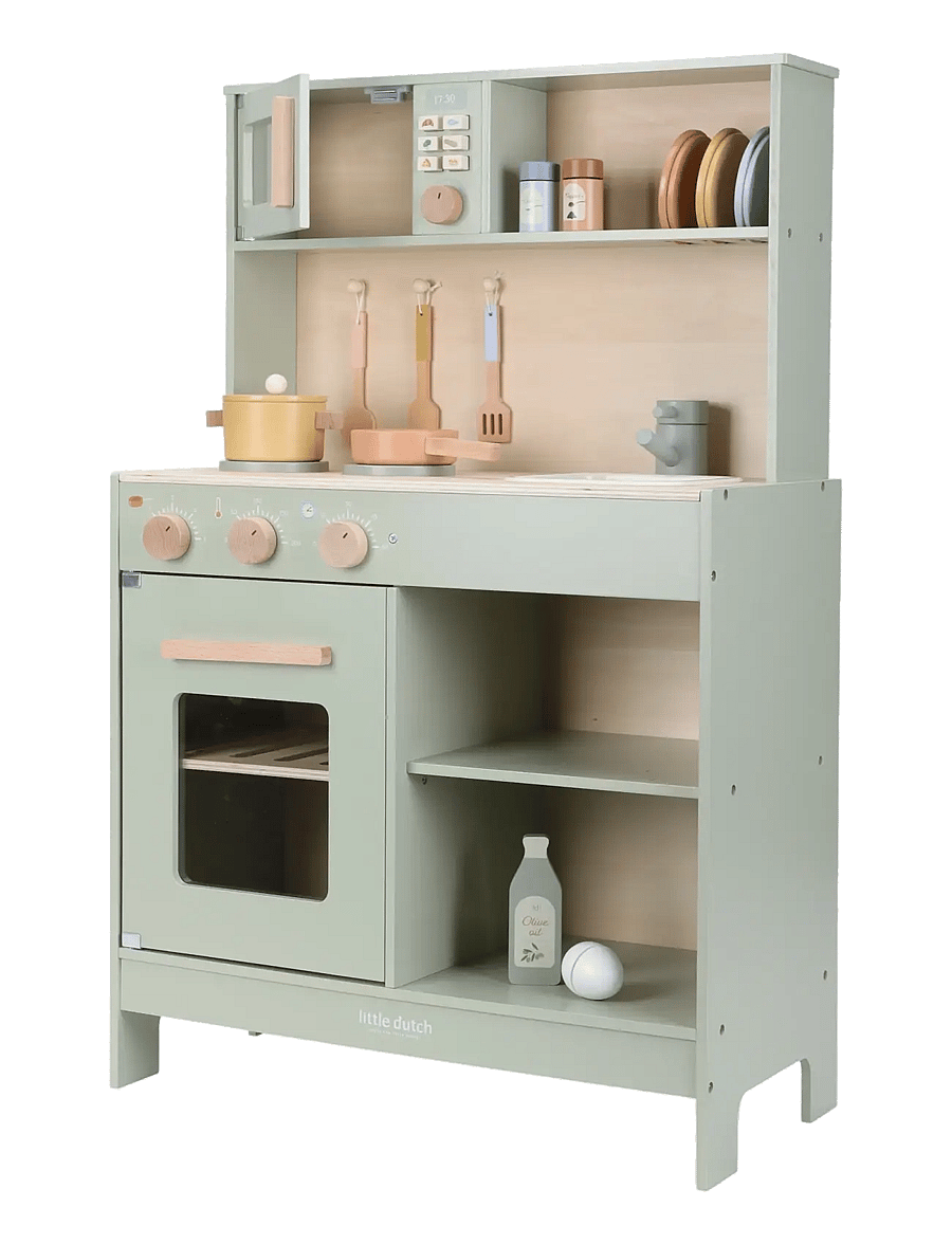 Little Dutch - Little Dutch - Kitchen FSC - leksakskök - green - 5