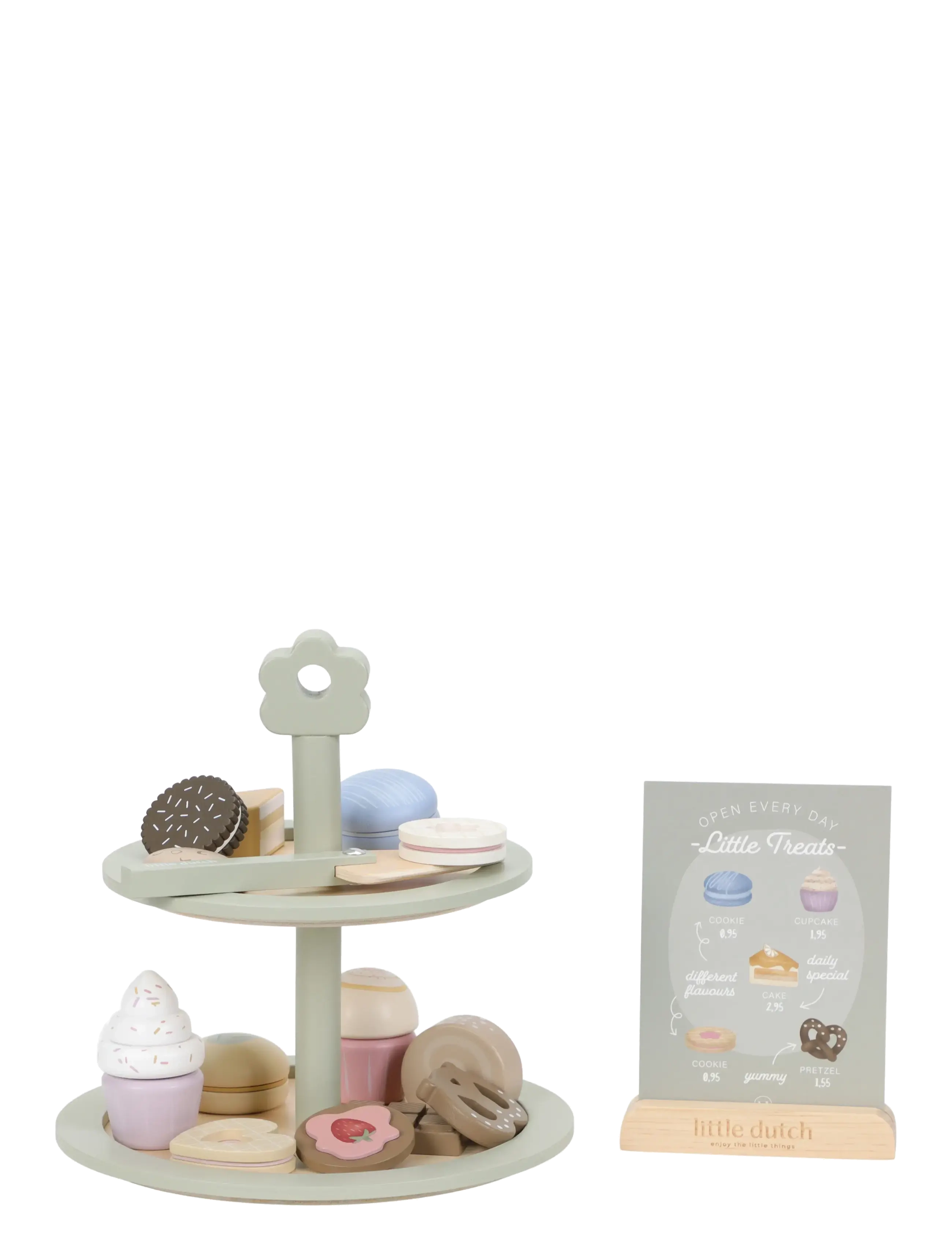 Little Dutch Cake Tray, One Size, Multi/patterned, Legetøjskøkken Og Tilbehør > Legetøjsmad Og -Kager, Børn