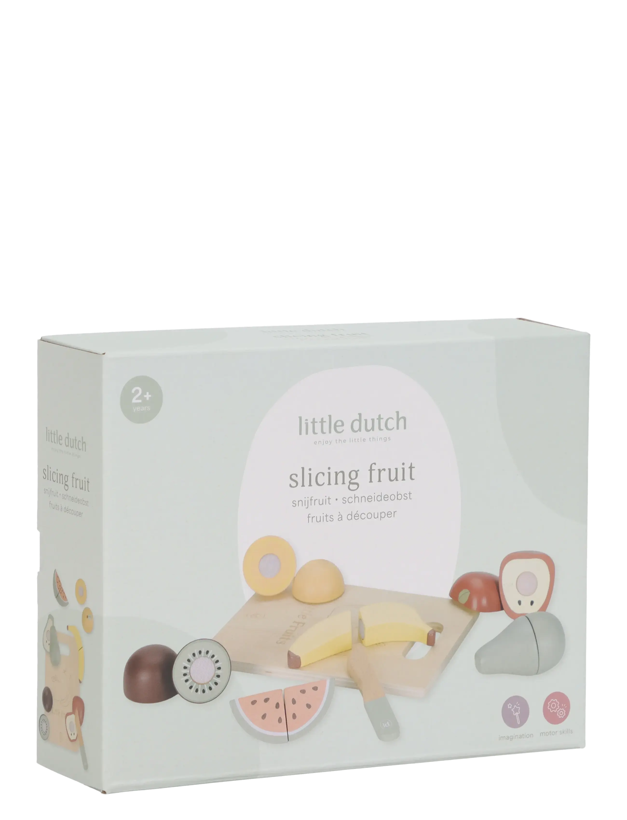 Little Dutch - Little Dutch - Cutting fruit FSC - legemad & legekager - multi - 3