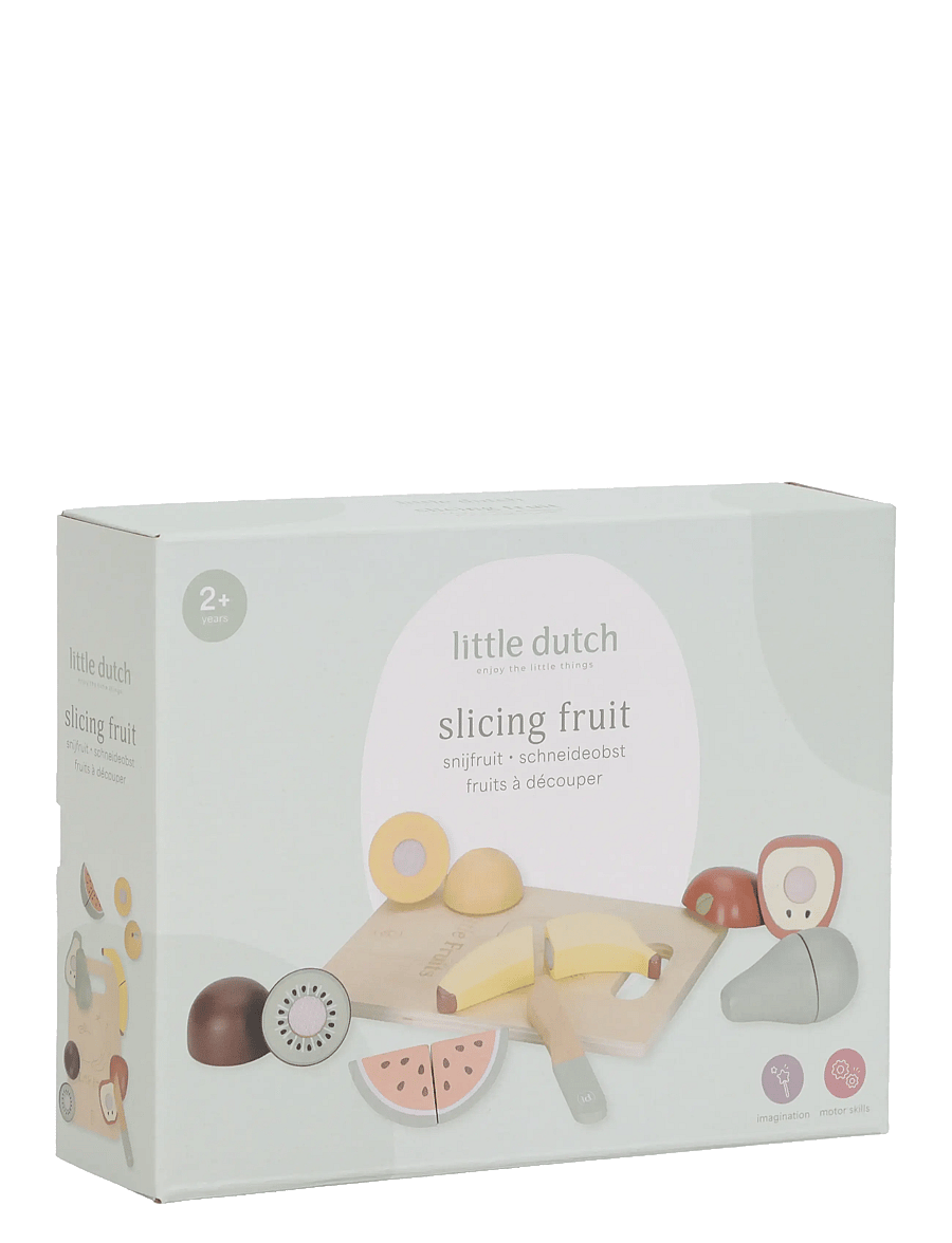 Little Dutch - Little Dutch - Cutting fruit FSC - leksaksmat & leksakstårtor - multi - 3