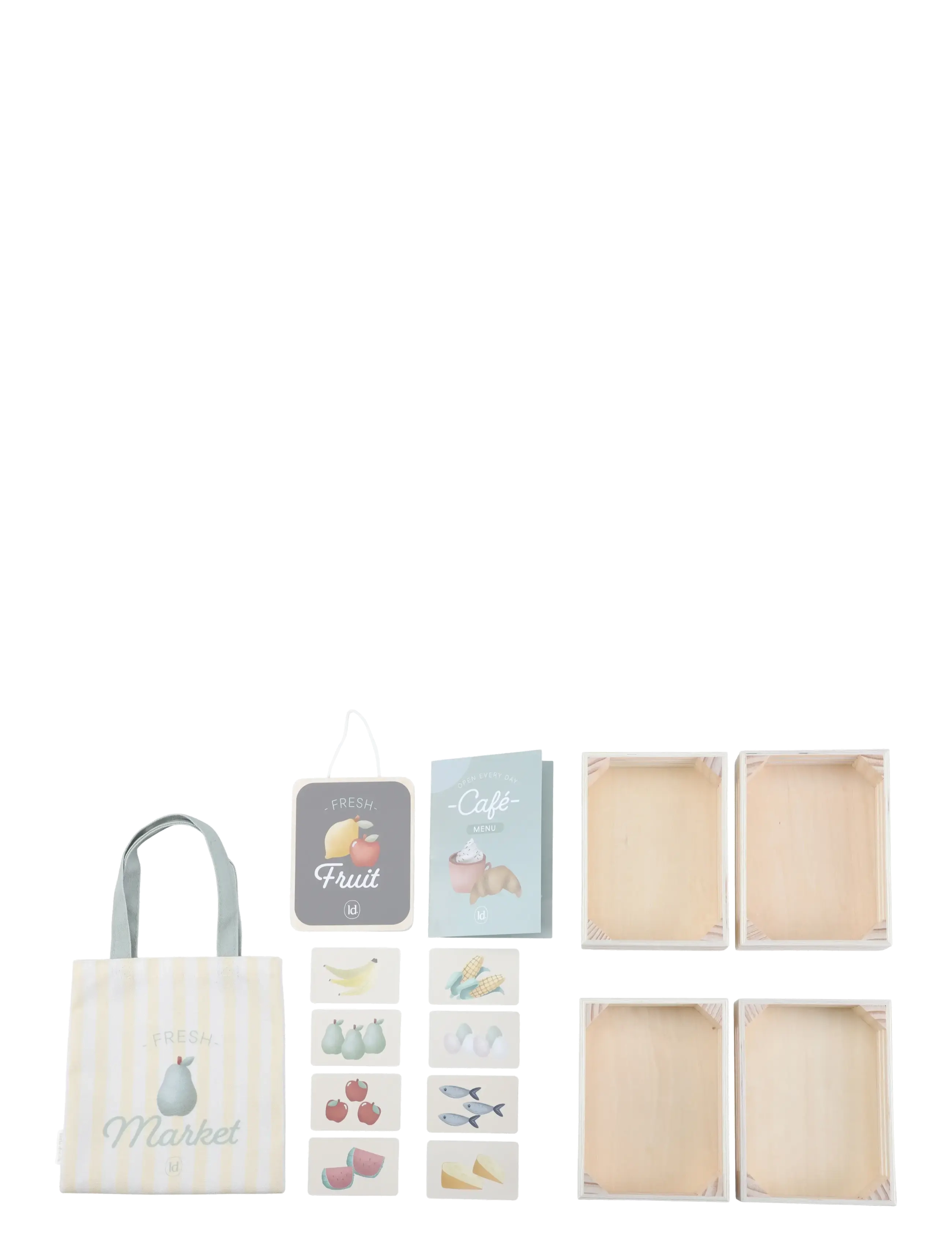 Little Dutch - Market stall - legetøjskøbmandsboder - white - 5