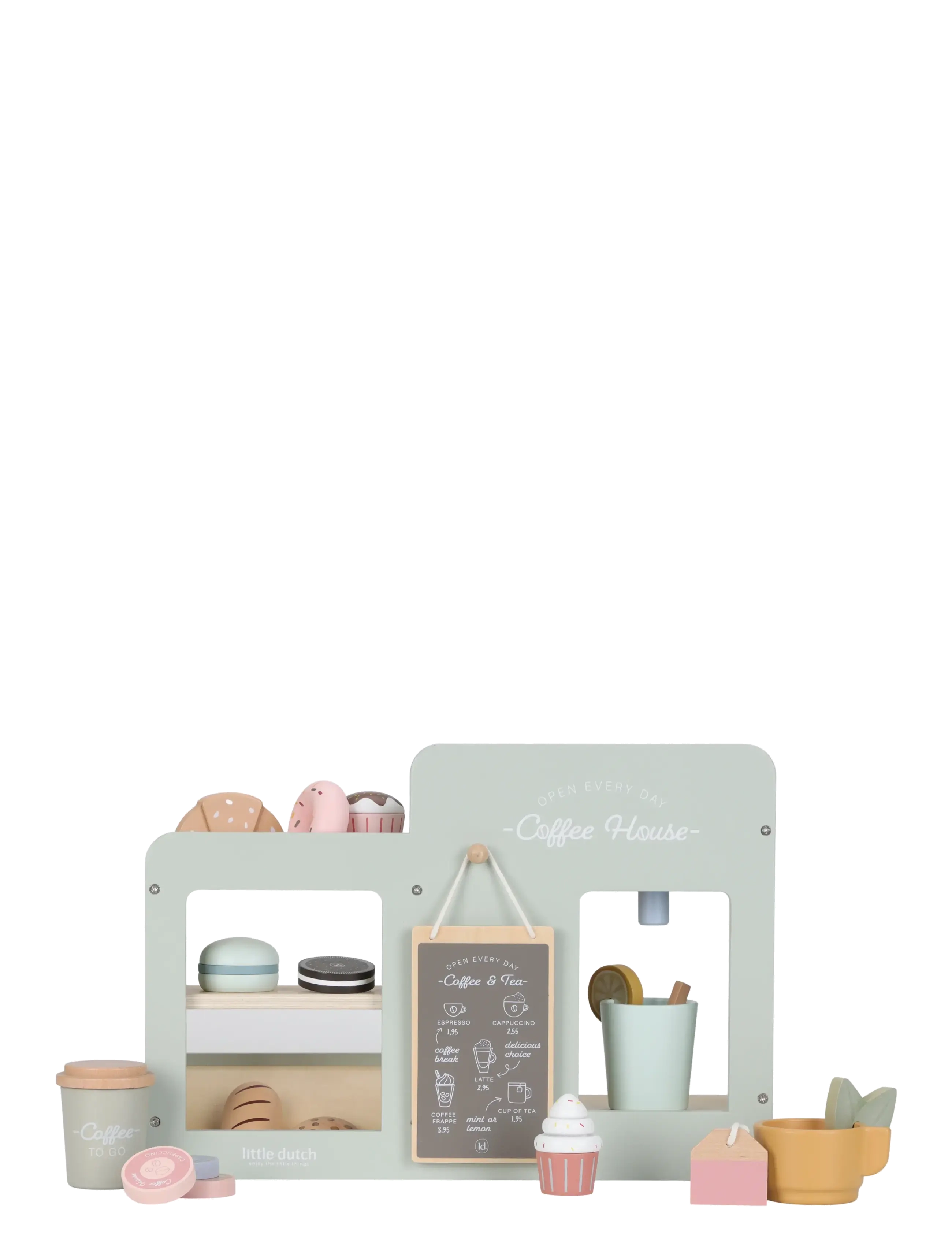 Little Dutch - Little Dutch - Coffee corner FSC - kaffe & teserviser - green - 4