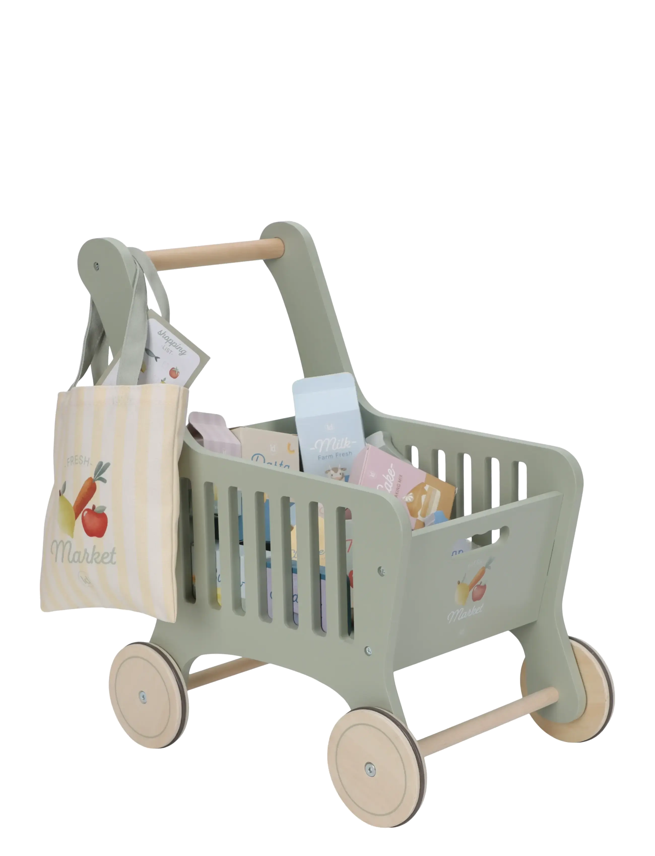Little Dutch - Shopping trolley - green - 2