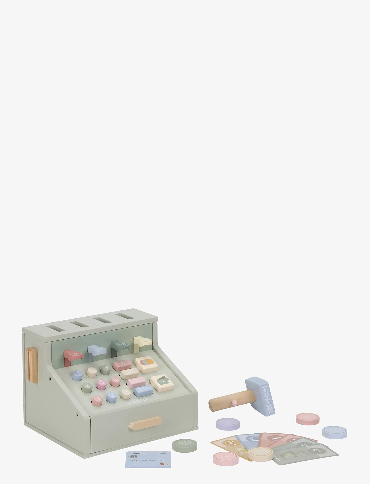 Little Dutch - Little Dutch - Cashregister FSC - legetøjskøbmandsboder - green - 1