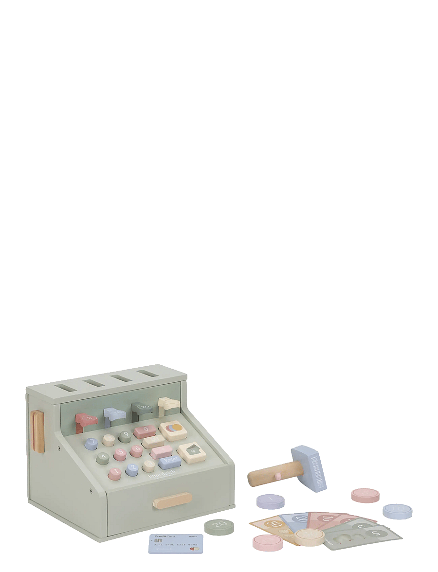Little Dutch - Little Dutch - Cashregister FSC - legetøjskøbmandsboder - green - 1