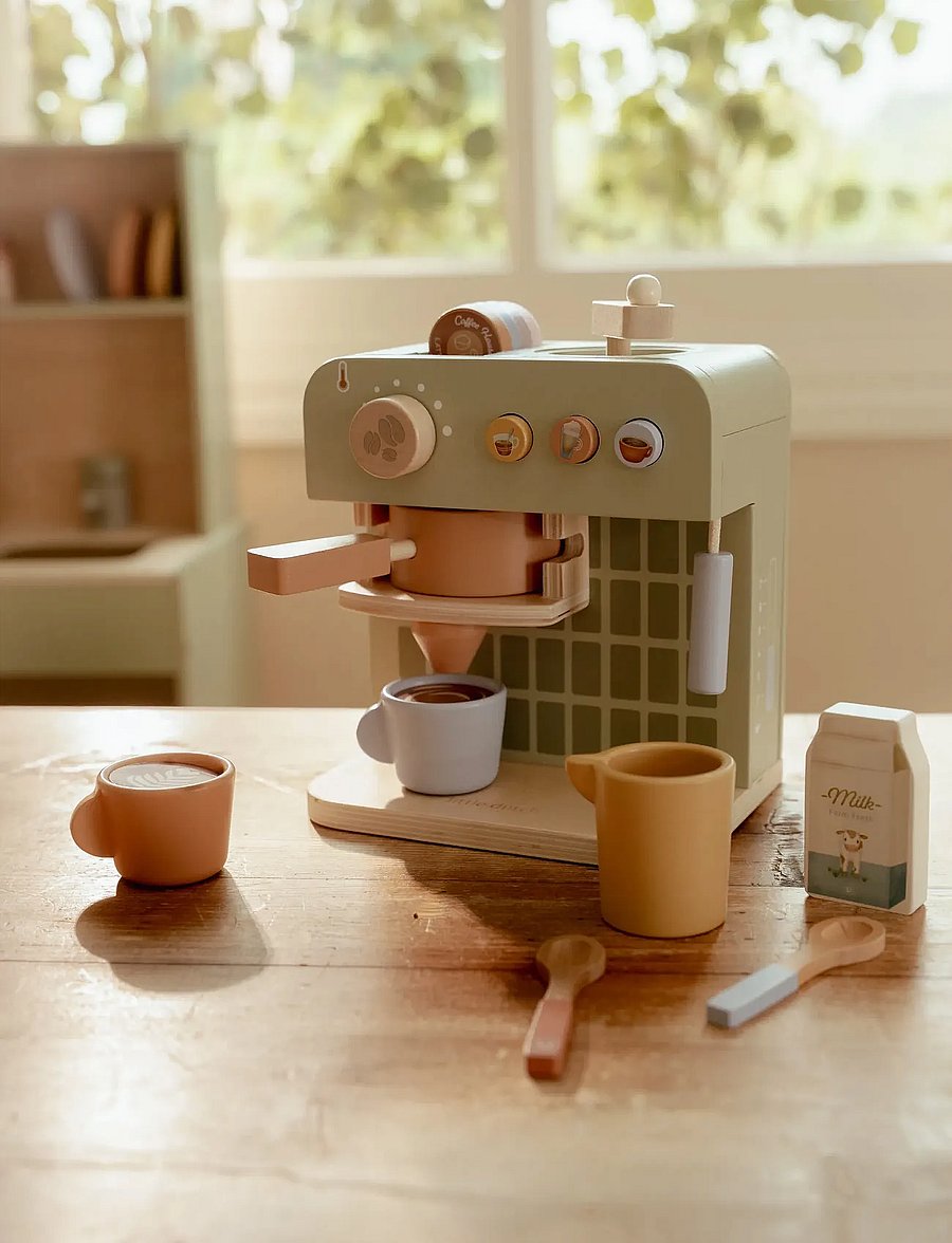 Little Dutch - Little Dutch - Coffeemachine FSC - kaffe & teserviser - green - 0