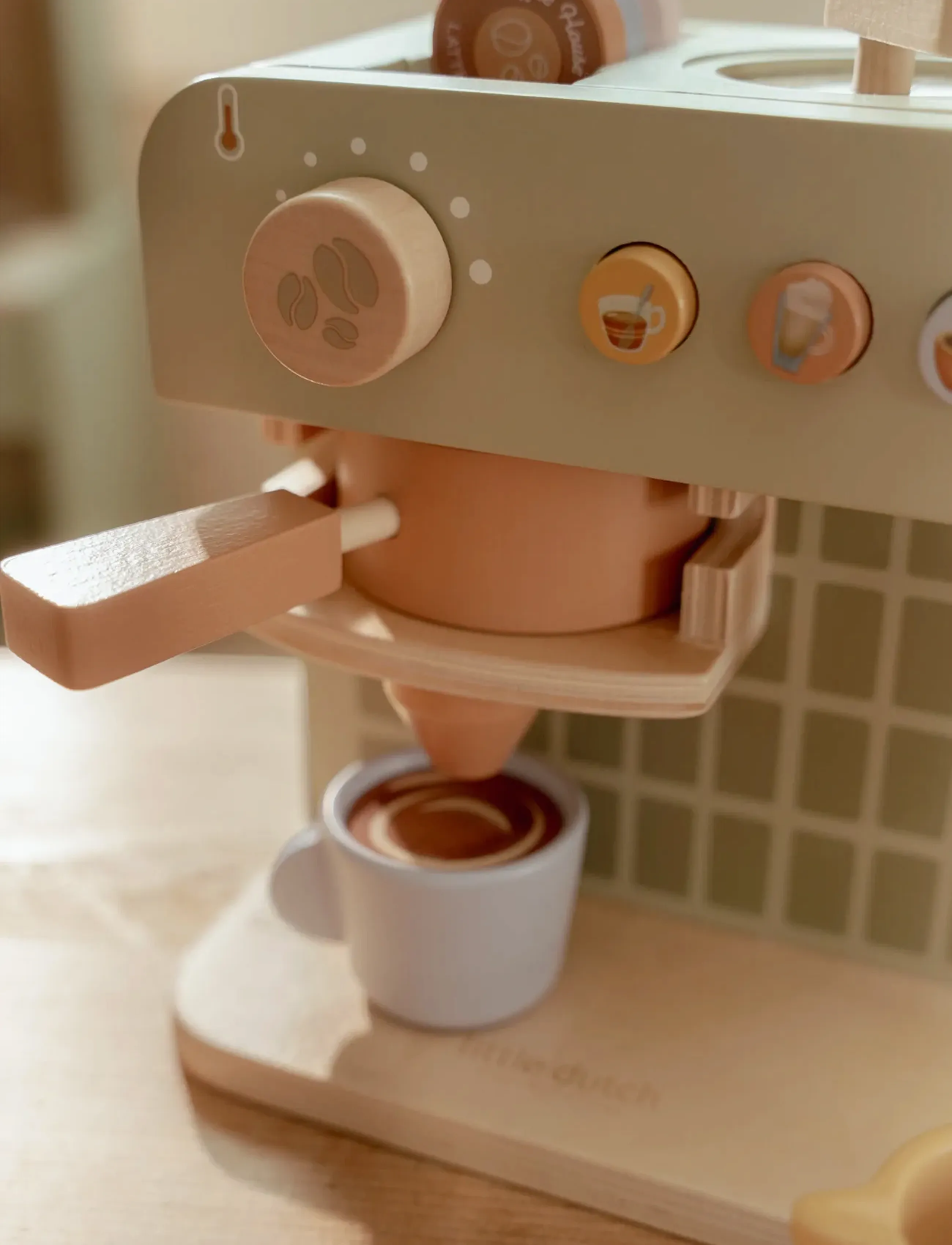 Little Dutch - Little Dutch - Coffeemachine FSC - kaffe & teserviser - green - 5