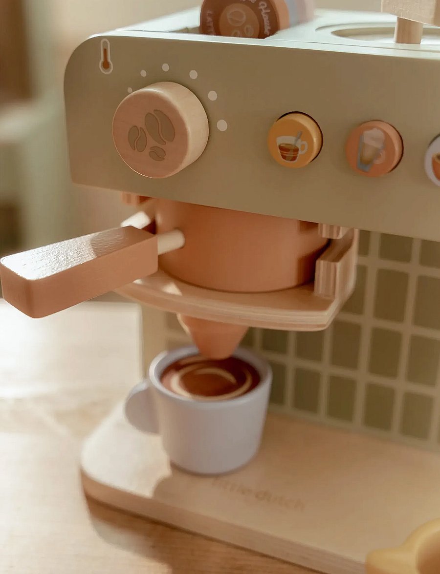 Little Dutch - Little Dutch - Coffeemachine FSC - kaffe & teserviser - green - 5