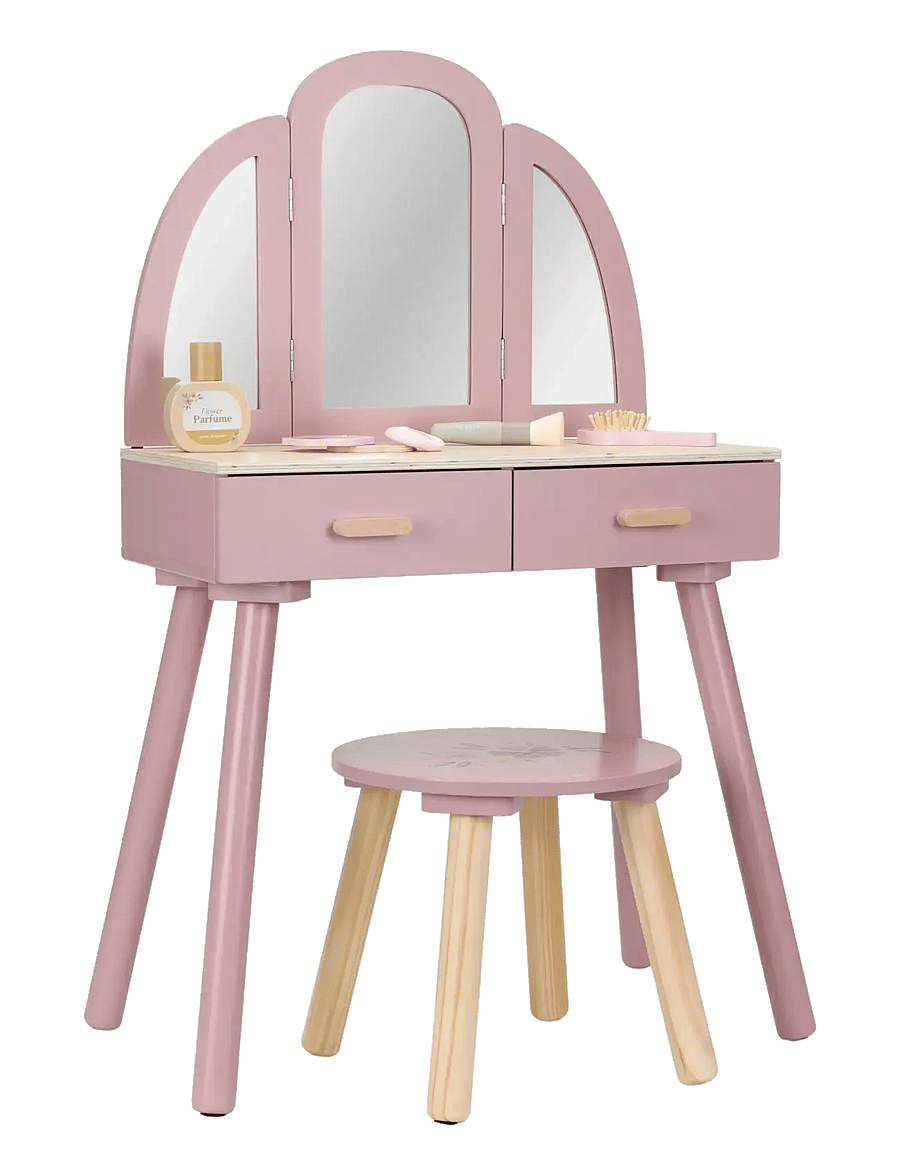 Little Dutch - Vanity table - foregive makeup & tilbehør - pink - 1