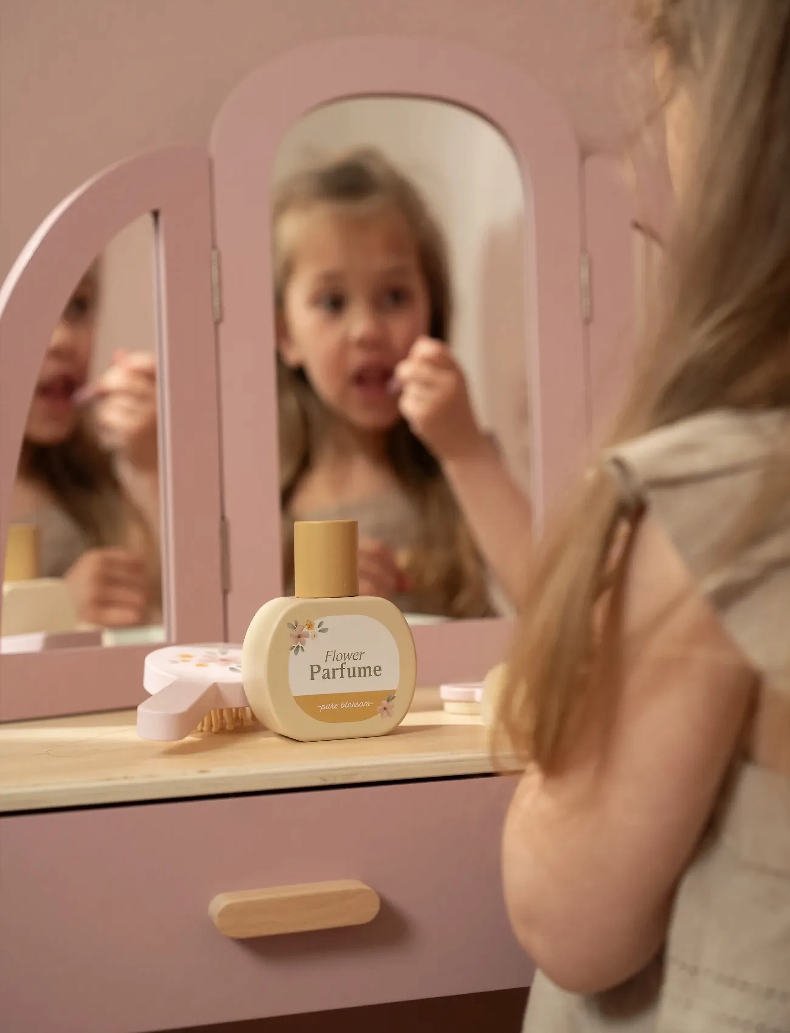 Little Dutch - Vanity table - foregive makeup & tilbehør - pink - 4