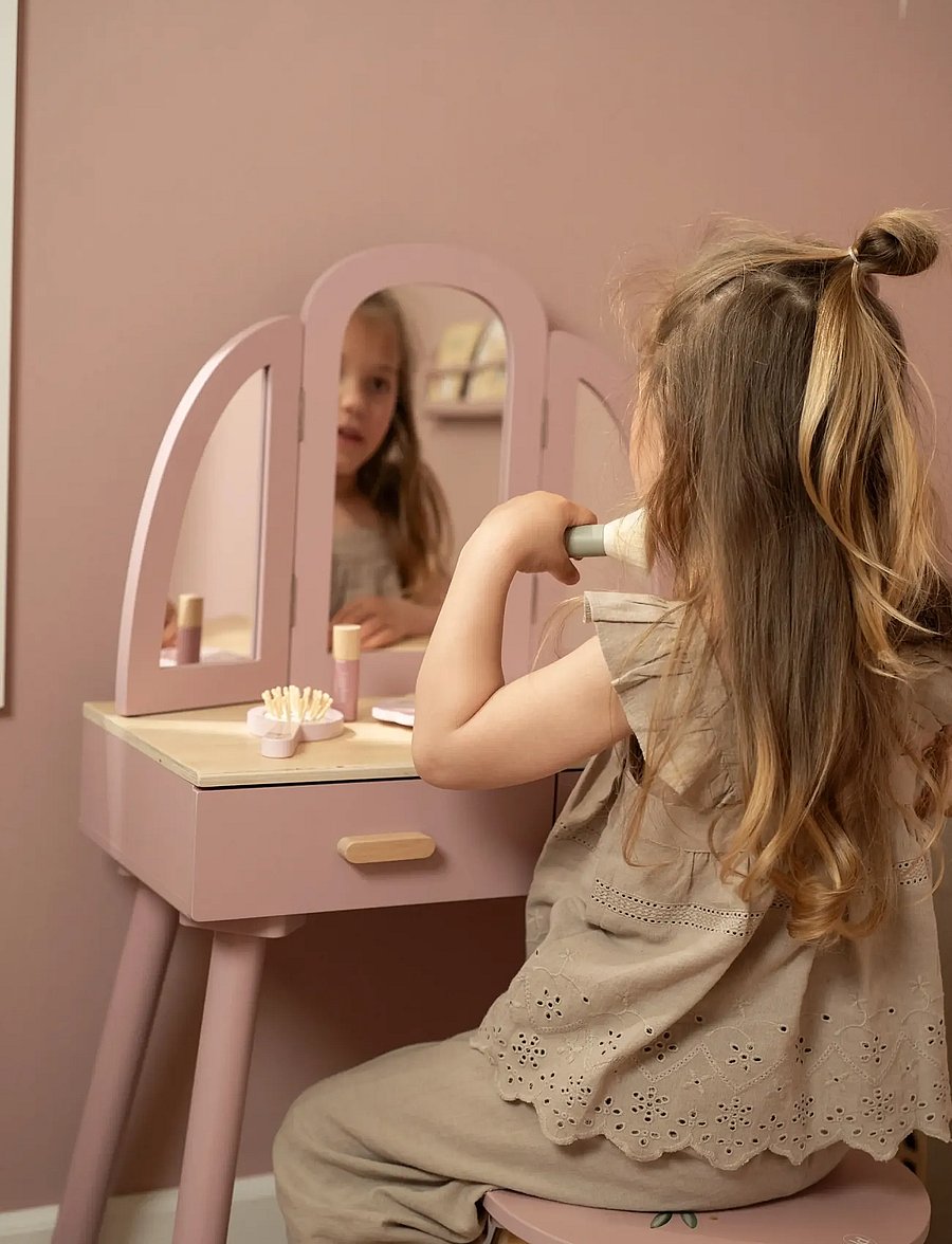 Little Dutch - Vanity table - foregive makeup & tilbehør - pink - 5