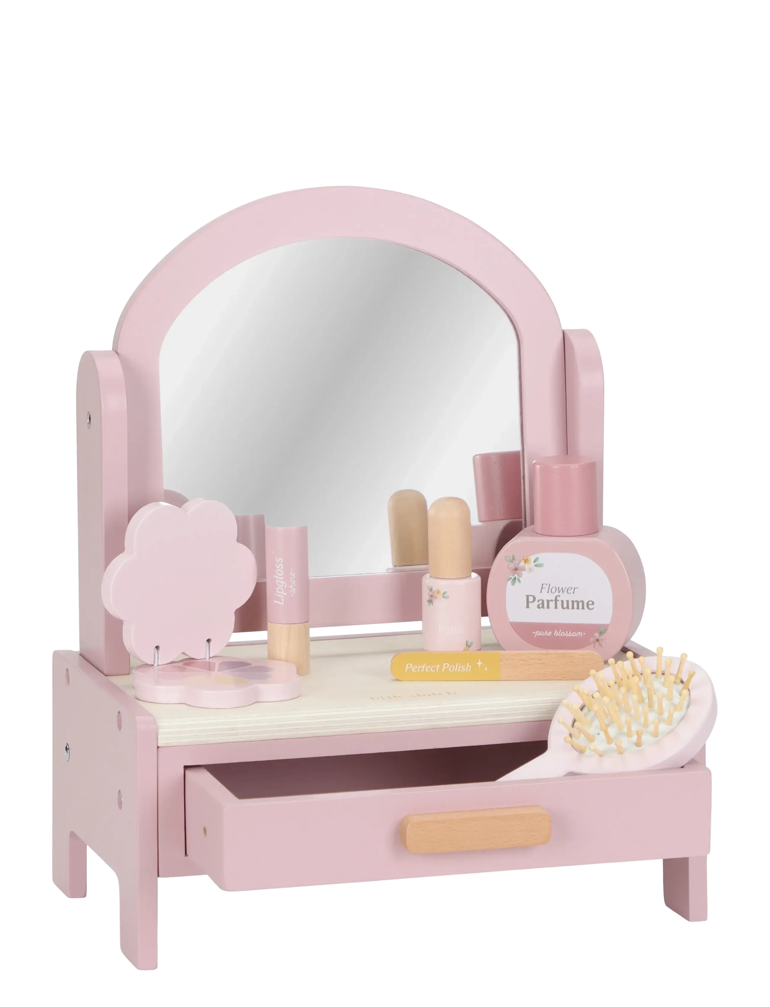 Little Dutch Little Dutch - Vanity table small FSC - Falsk sminke & Tilbehør - PINK / pink/rose