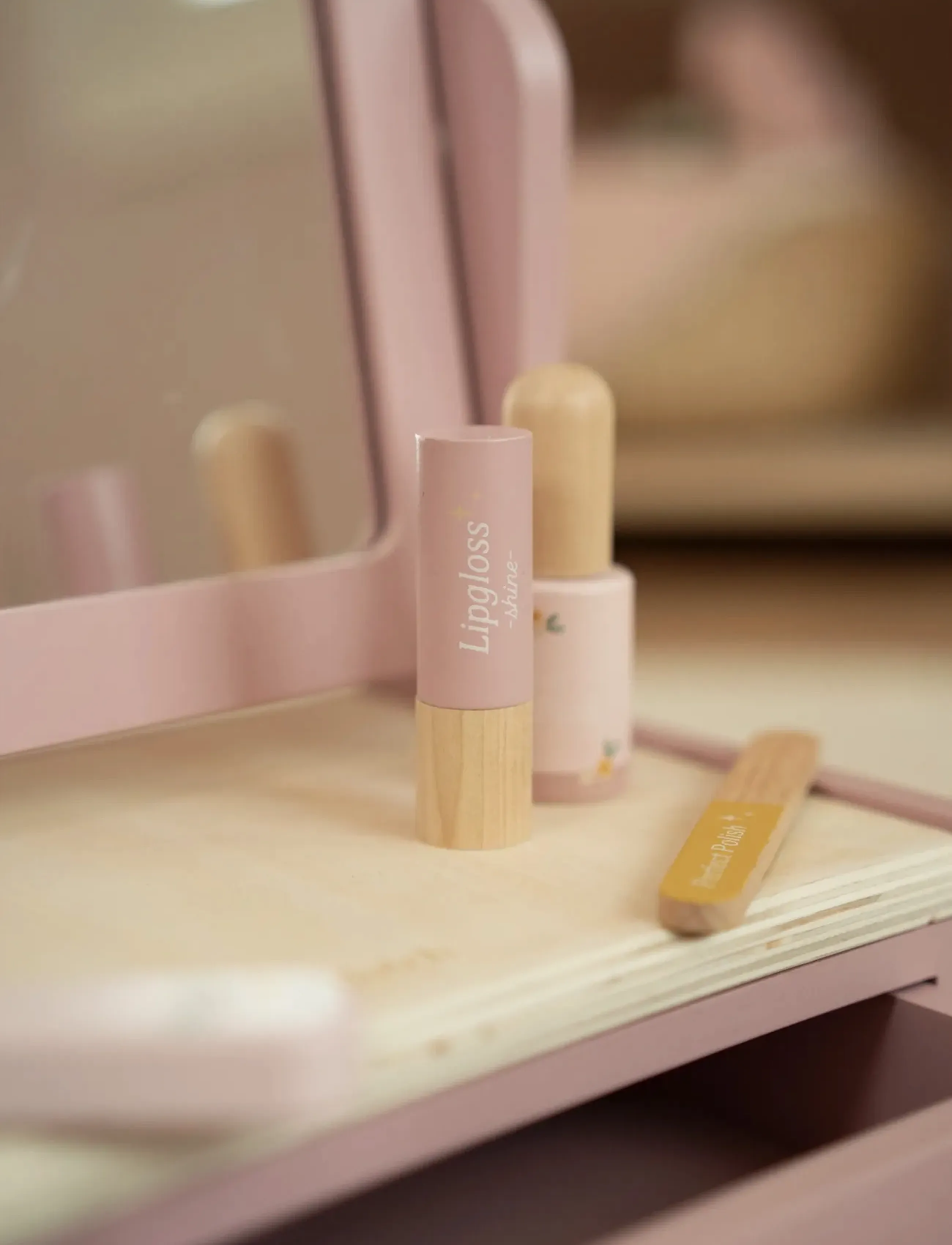 Little Dutch - Little Dutch - Vanity table small FSC - foregive makeup & tilbehør - pink - 4
