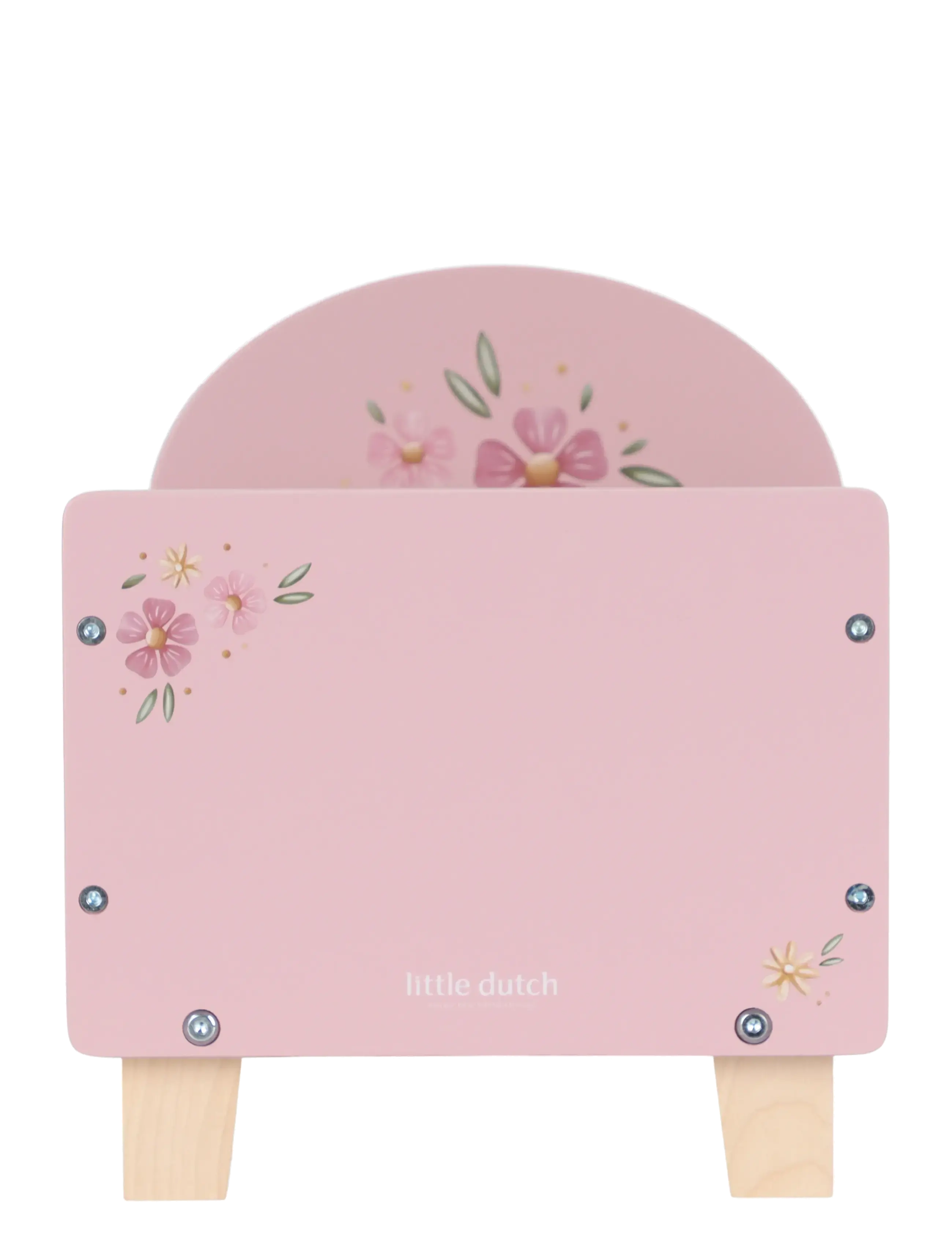 Little Dutch - Little Dutch - Doll bed FSC with textiles - dukker & tilbehør - pink - 3