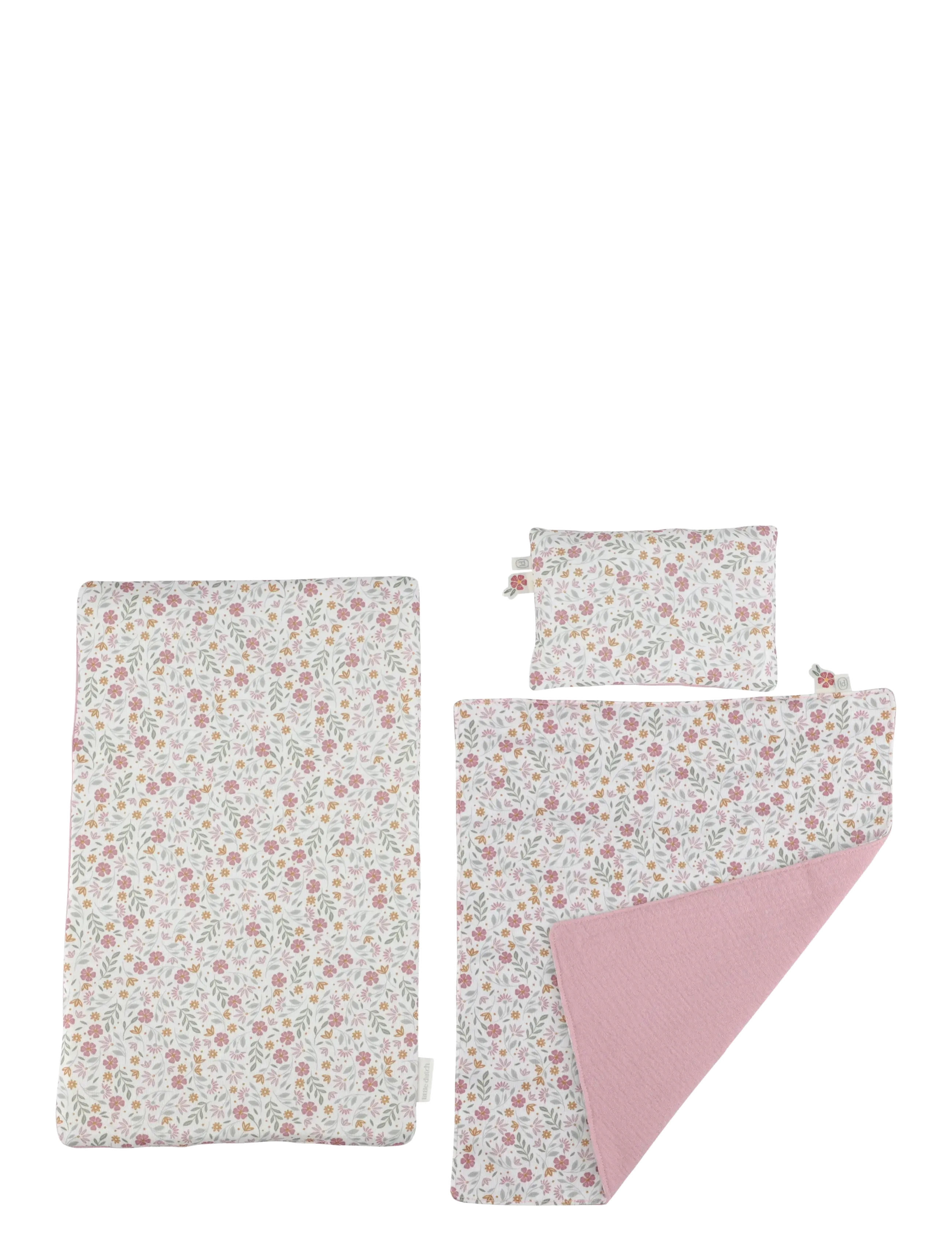 Little Dutch - Little Dutch - Doll bed FSC with textiles - dukker & tilbehør - pink - 5