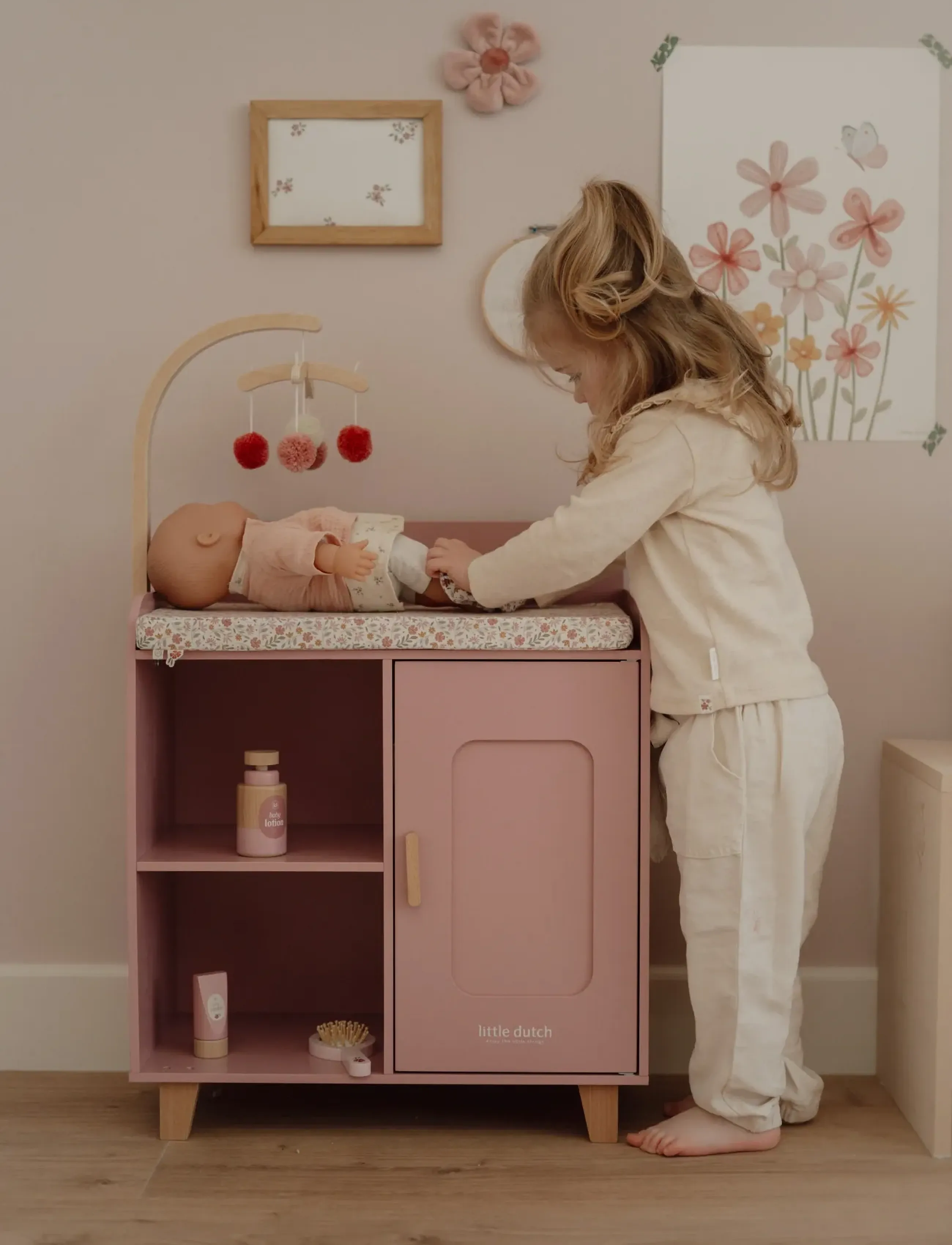 Little Dutch Baby Commode, One Size, Pink, Rollespil > Markedsboder Og Tilbehør Til Legetøj, Børn