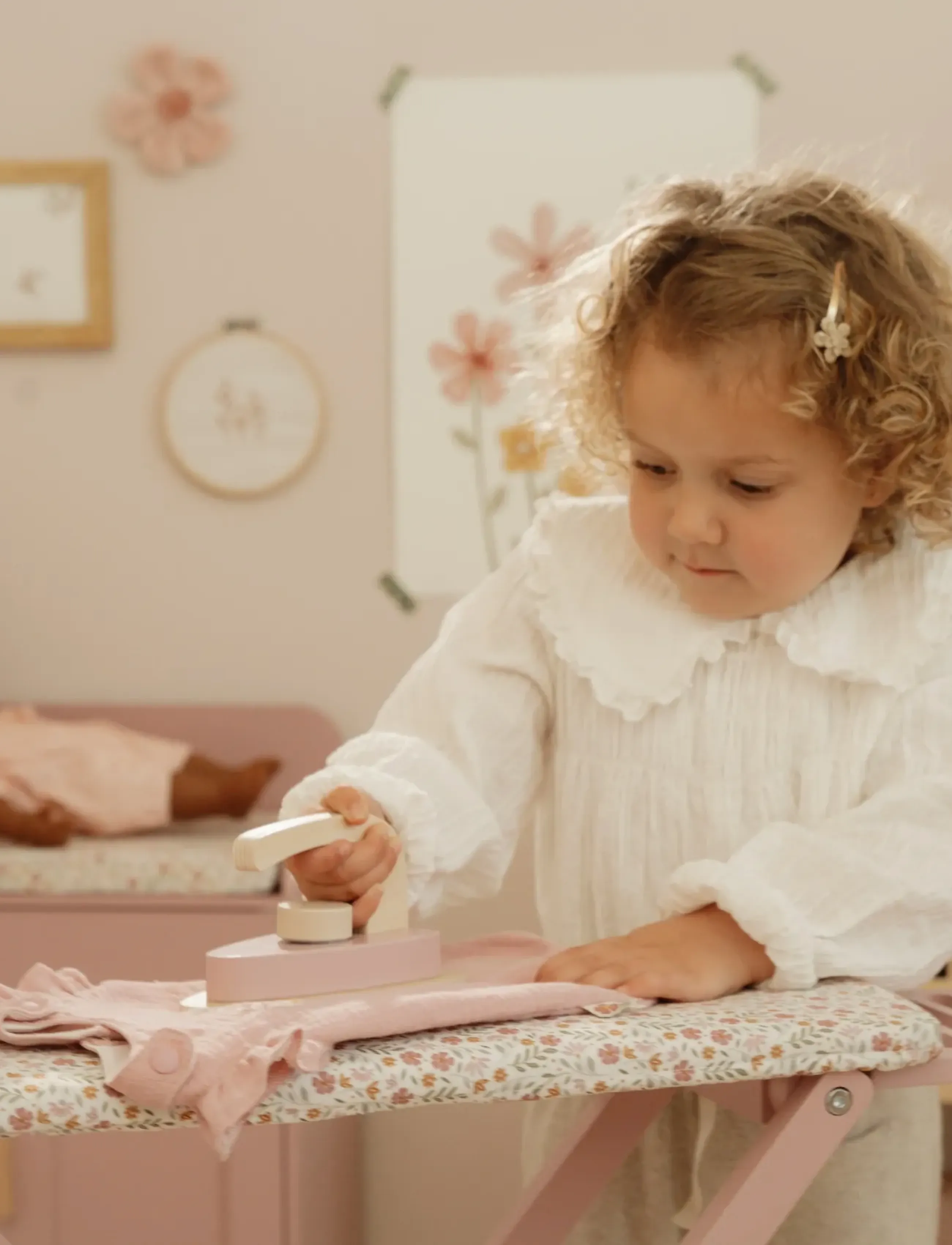 Little Dutch - Ironing set - städutrustning - pink - 5