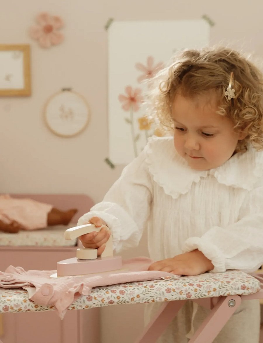 Little Dutch - Ironing set - städutrustning - pink - 5