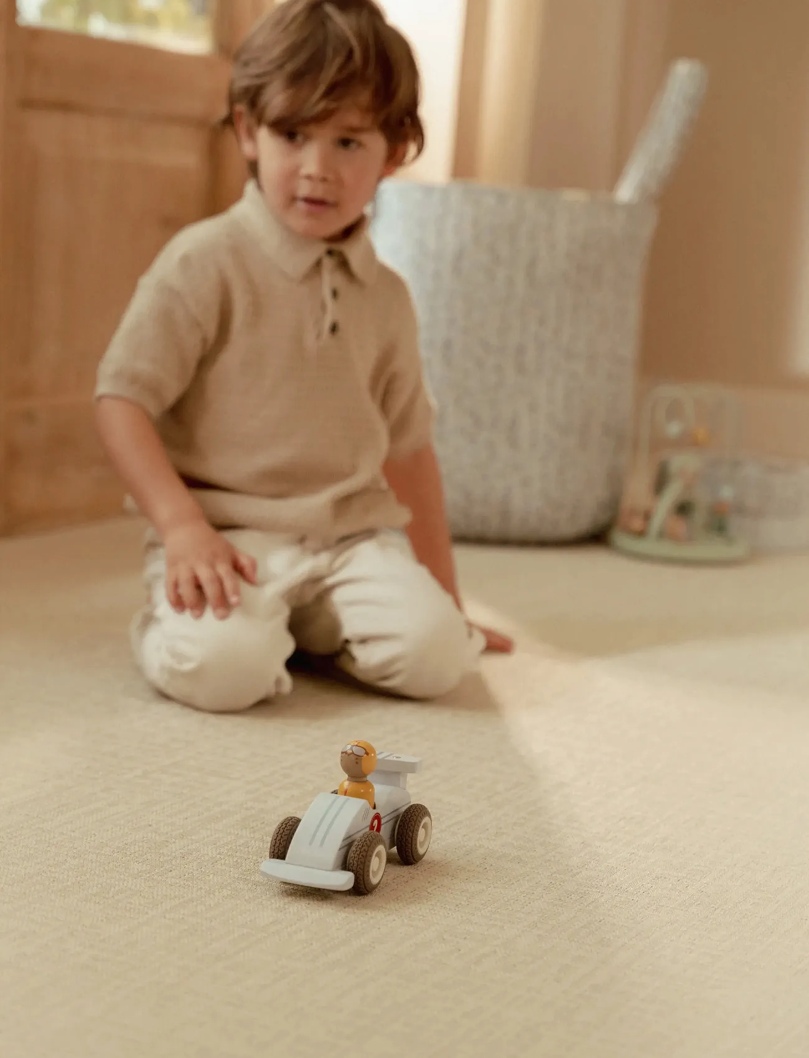 Little Dutch - Little Dutch - Pullback racecars w/each pegdoll FSC - legetøjsbiler - multi - 5