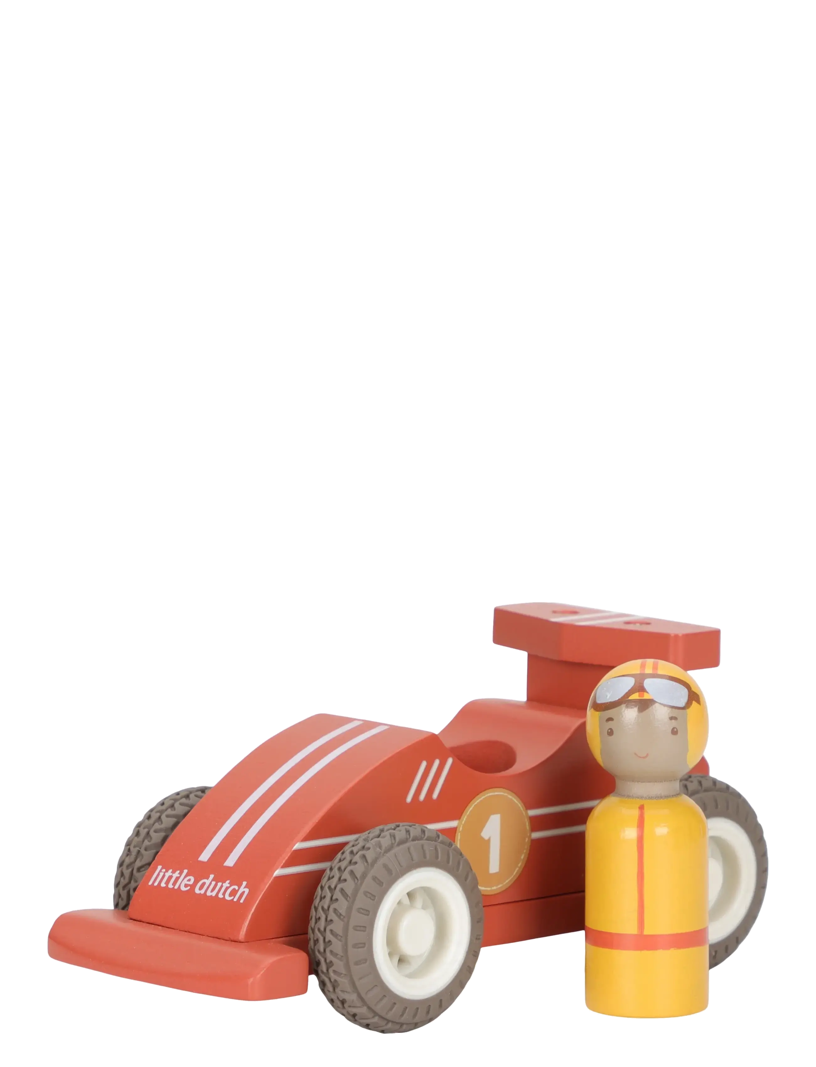 Little Dutch - Little Dutch - Pullback racecars w/each pegdoll FSC - legetøjsbiler - multi - 4
