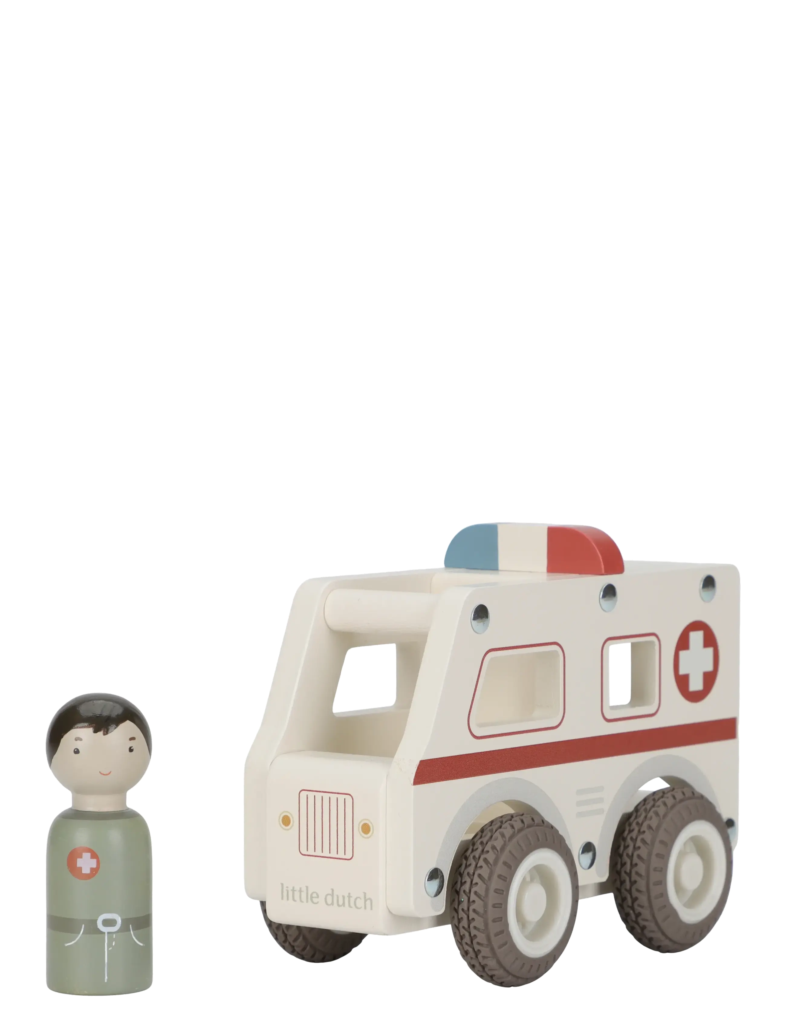 Little Dutch - Little Dutch - Ambulance w/1 pegdoll FSC - ambulancer - white - 2