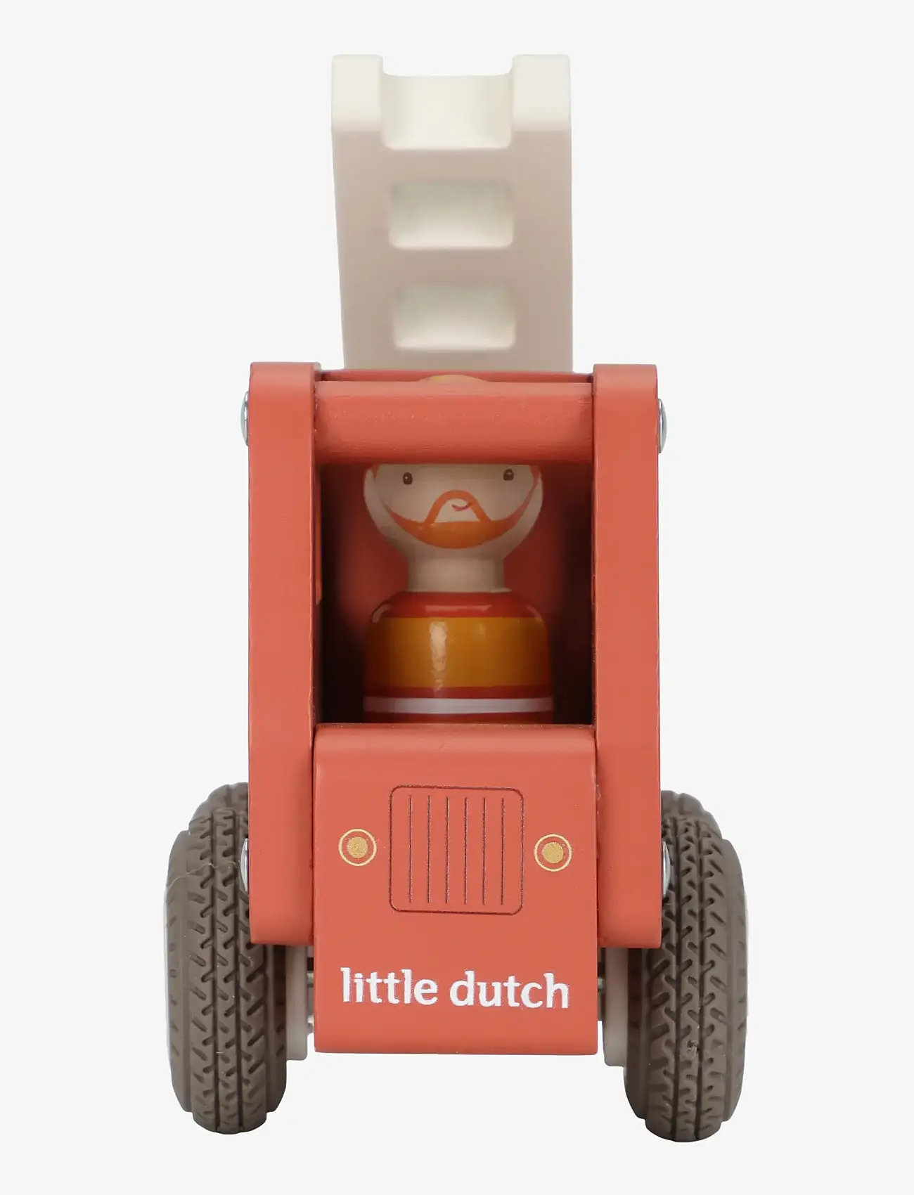 Little Dutch - Little Dutch - Firetruck w/1 pegdoll FSC - brandbiler - red - 2