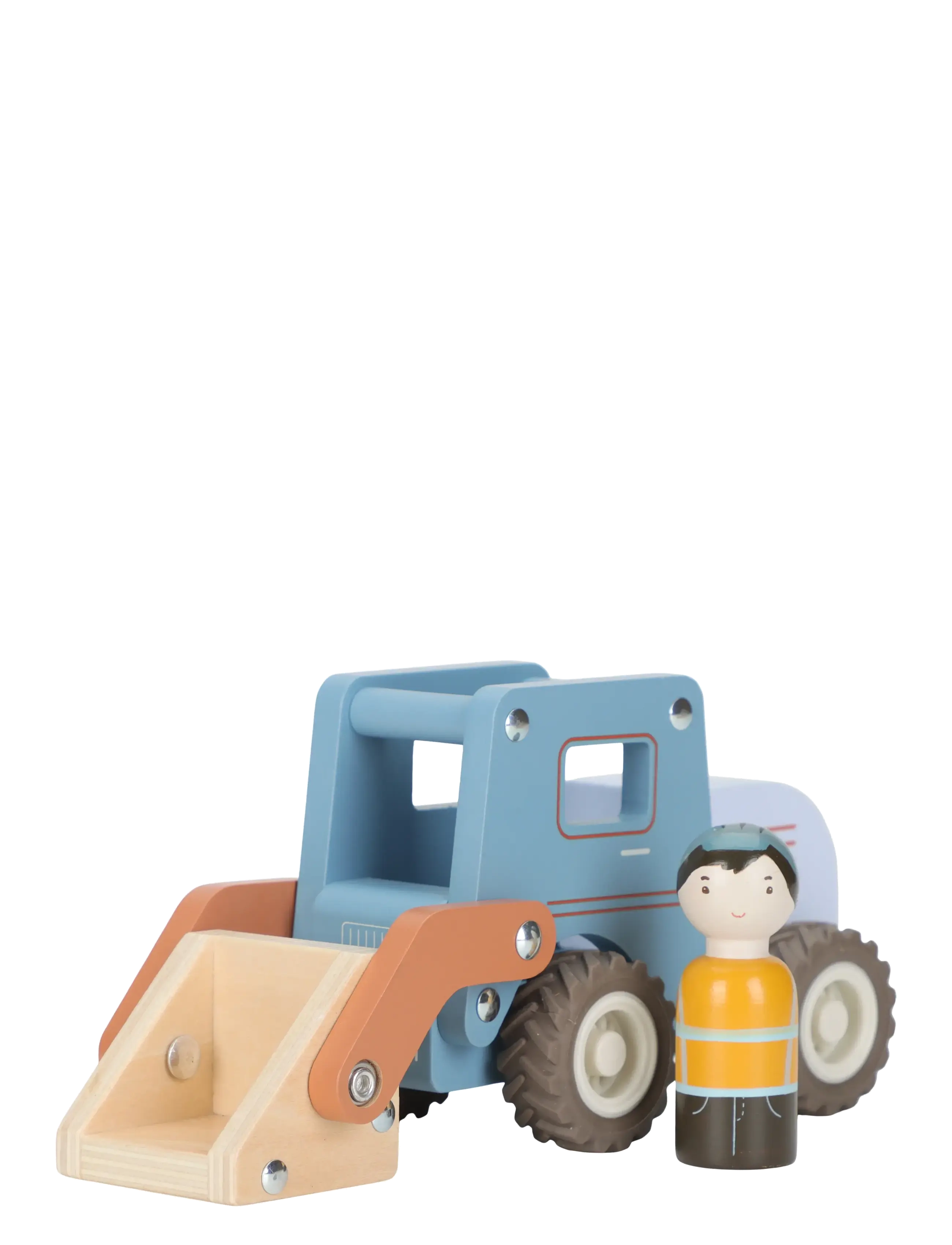 Little Dutch Little Dutch - Shovel w/1 pegdoll FSC - Byggmaskiner - BLUE / blue