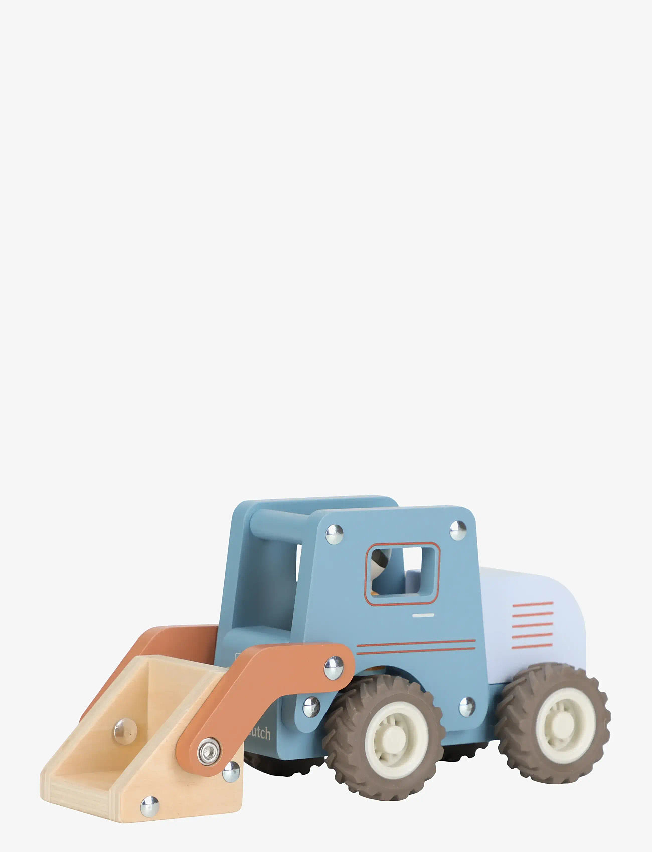 Little Dutch - Little Dutch - Shovel w/1 pegdoll FSC - byggekøretøjer - blue - 3