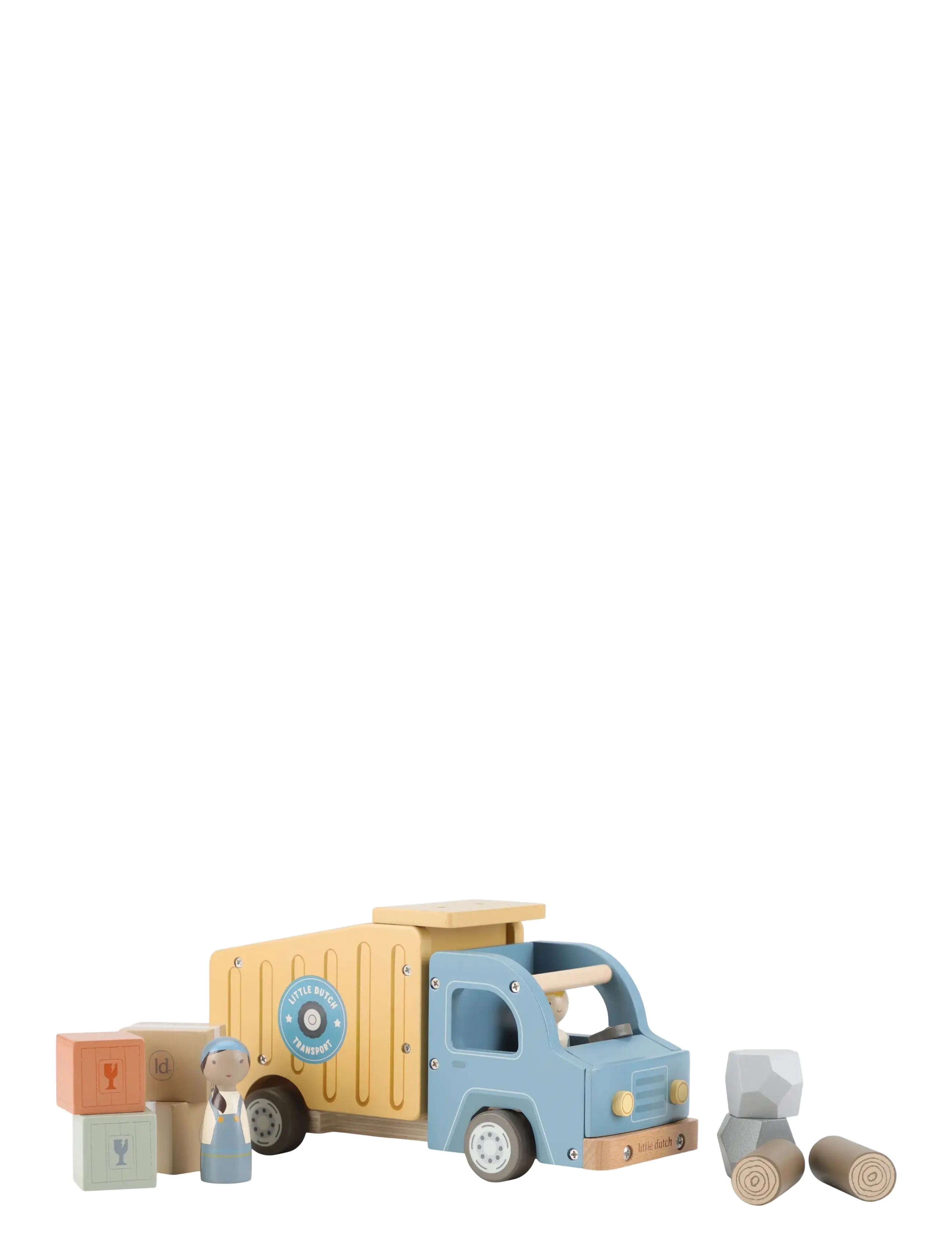 Little Dutch Garbage Truck W/Pegdolls, Børn, Trucks, Multi/mønstret, Str: ONE SIZE