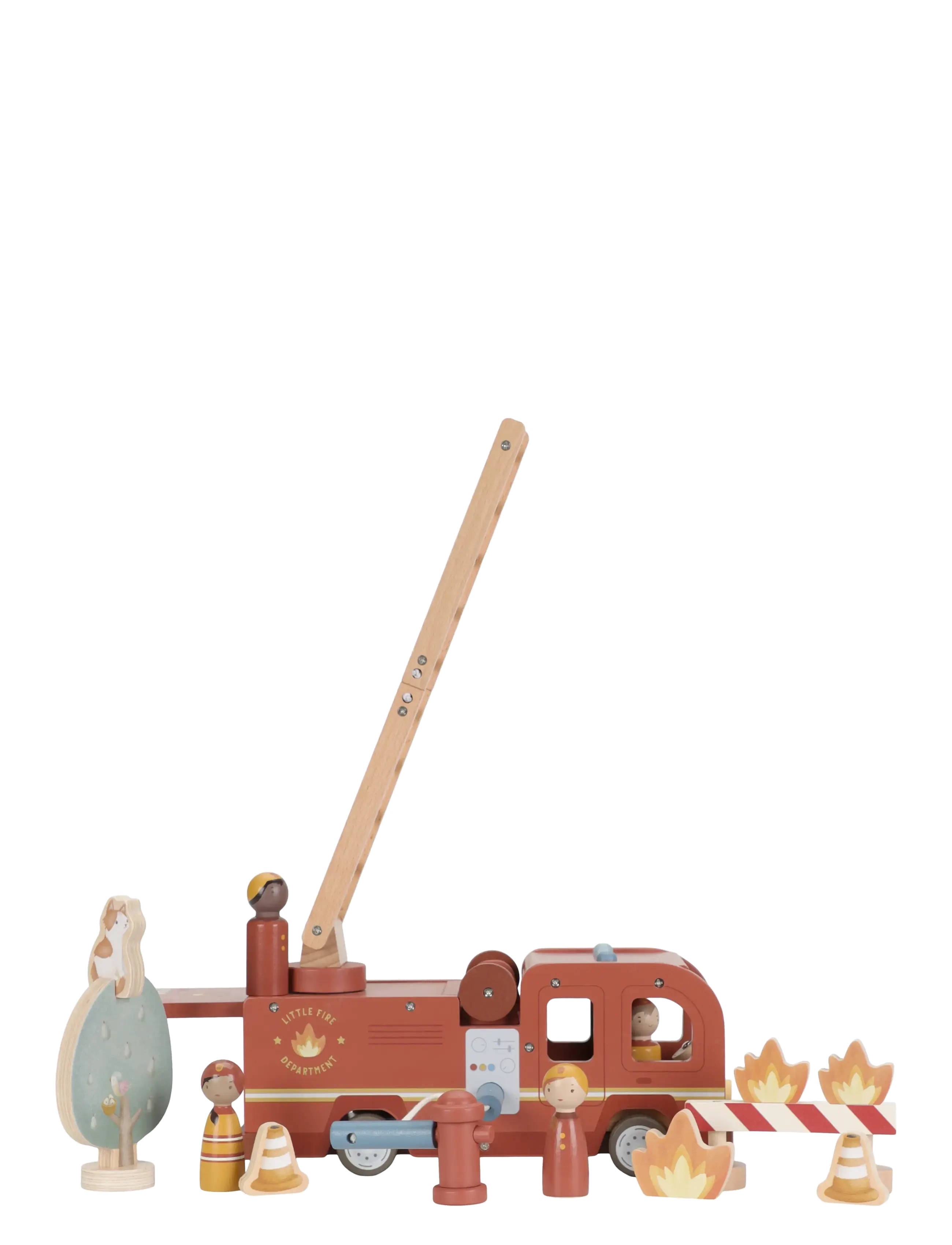 Little Dutch - Firetruck w/pegdolls - red - 2