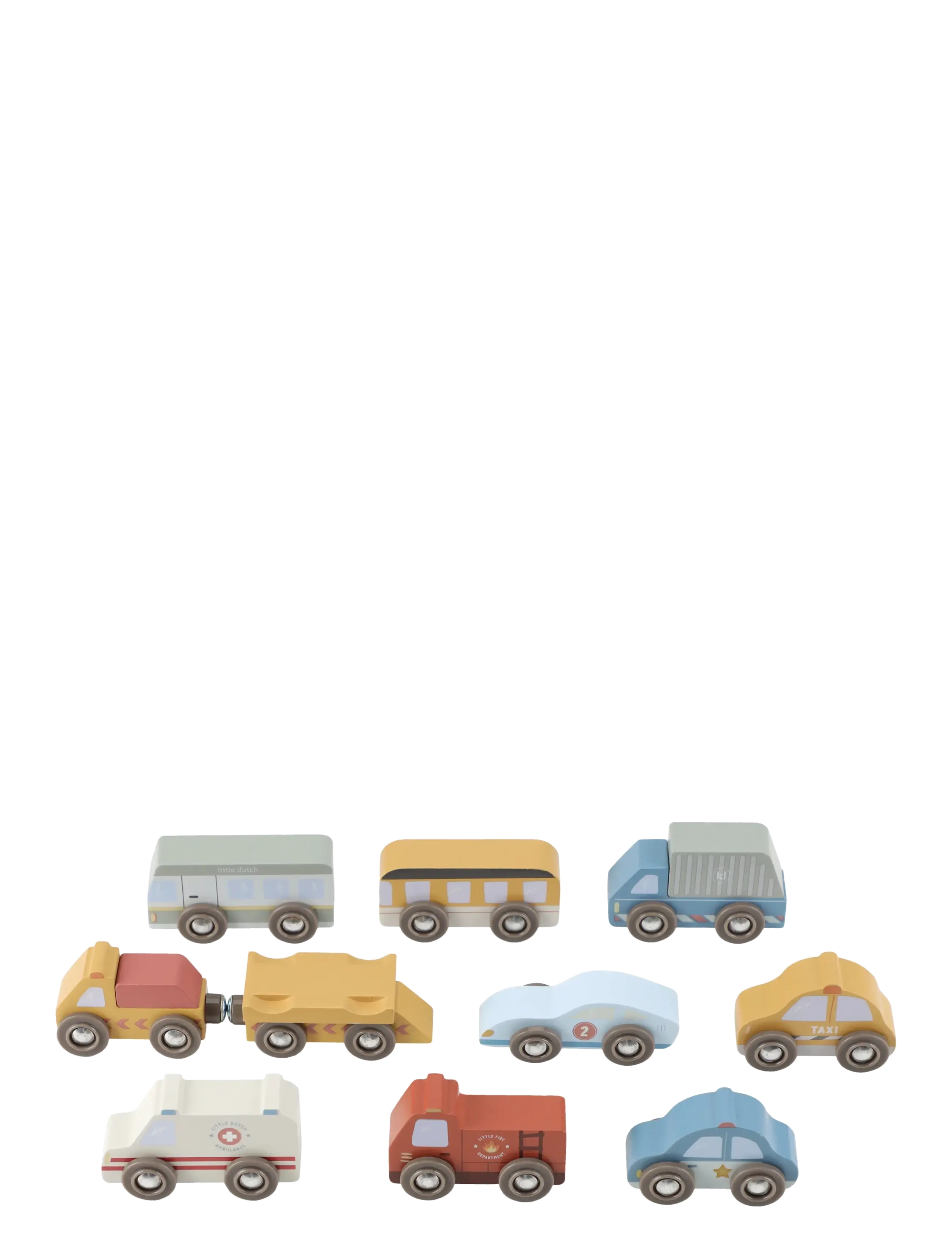Little Dutch Little Dutch - Vehicle Set Fsc, One Size, Multi/patterned, Toy Cars > Other Toy Cars, Børn