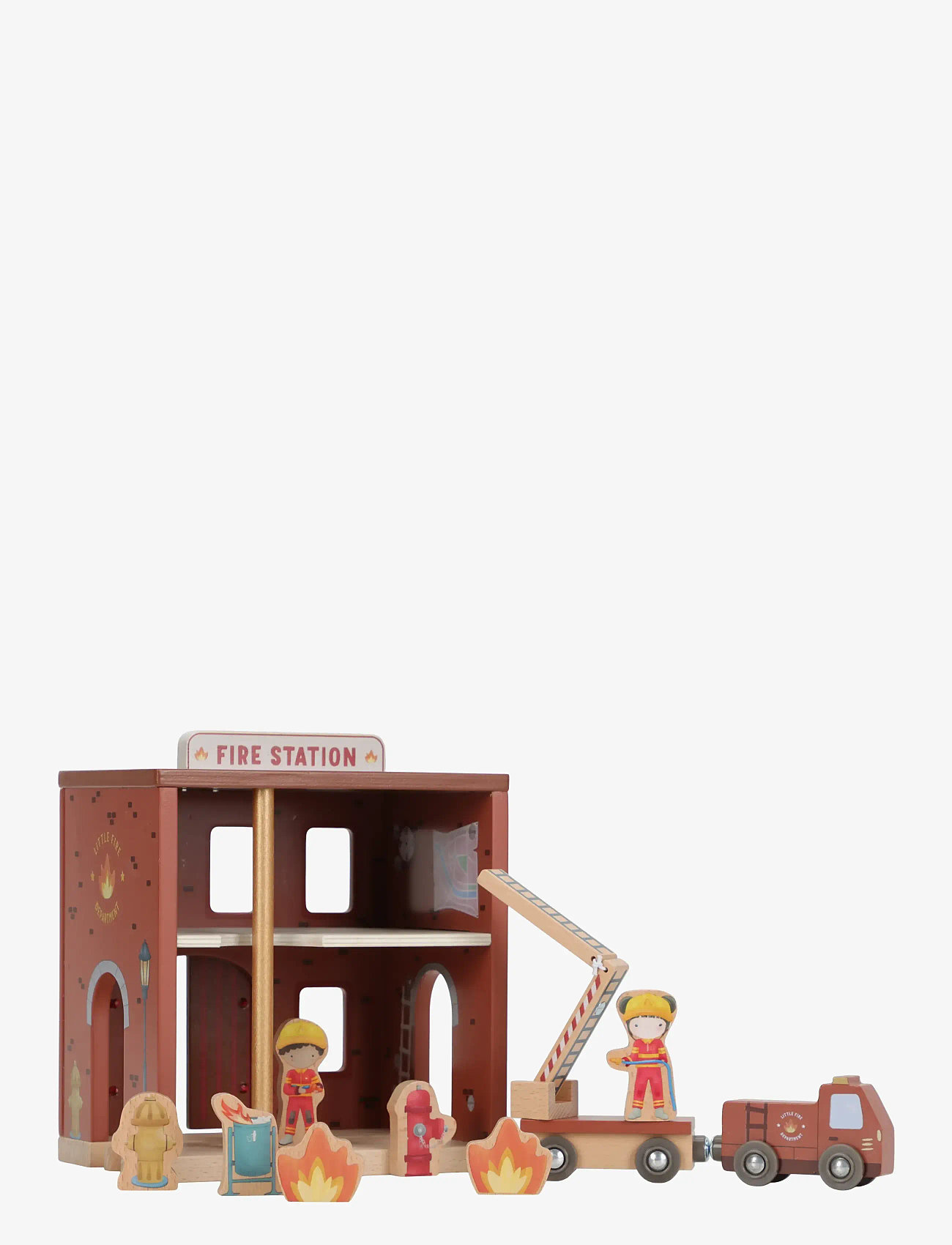 Little Dutch - Little Dutch - Firestation FSC - Žaidimų rinkiniai - red - 2